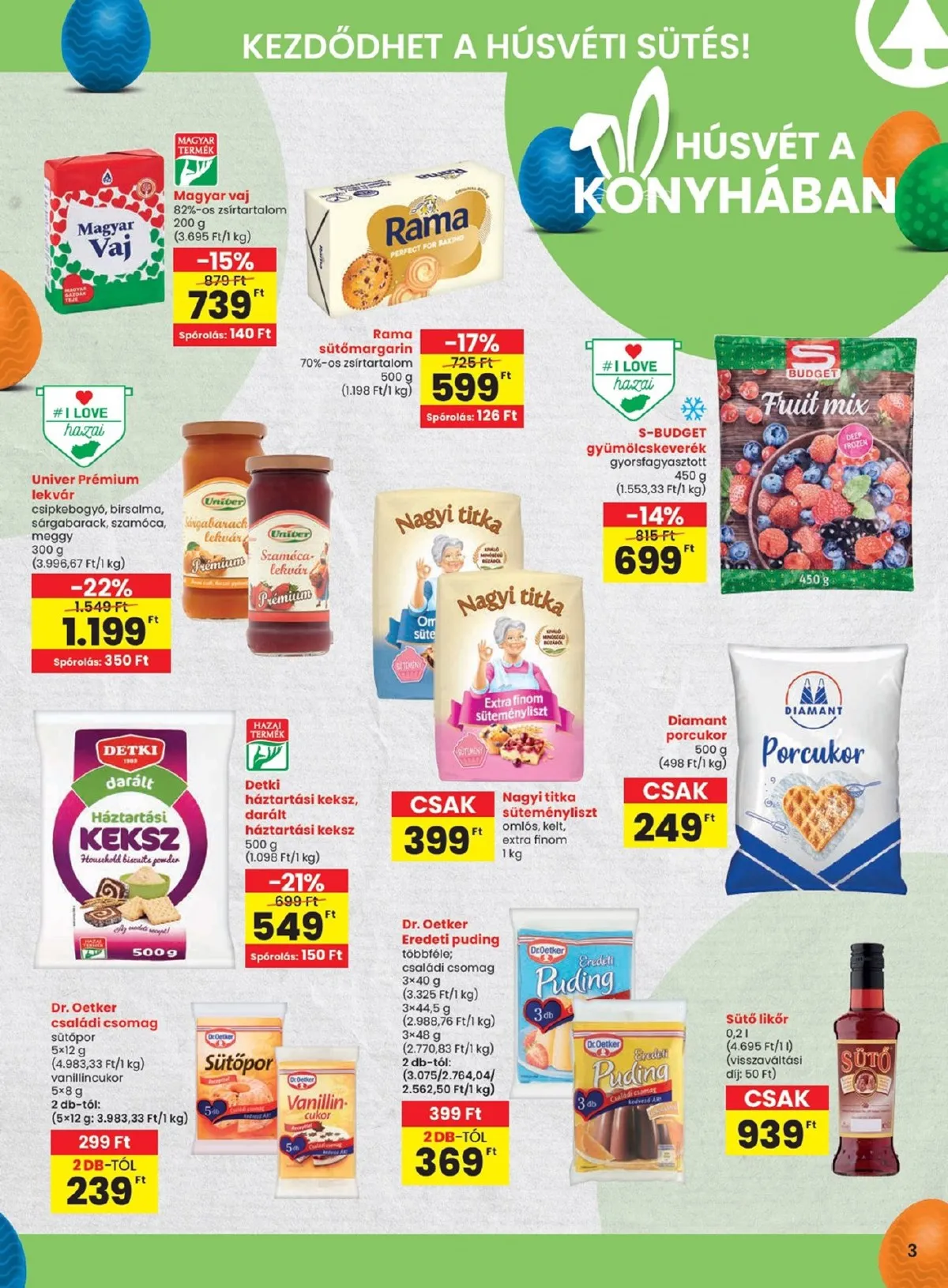 Spar akciós újság 03.26–04.08 – 3. oldal