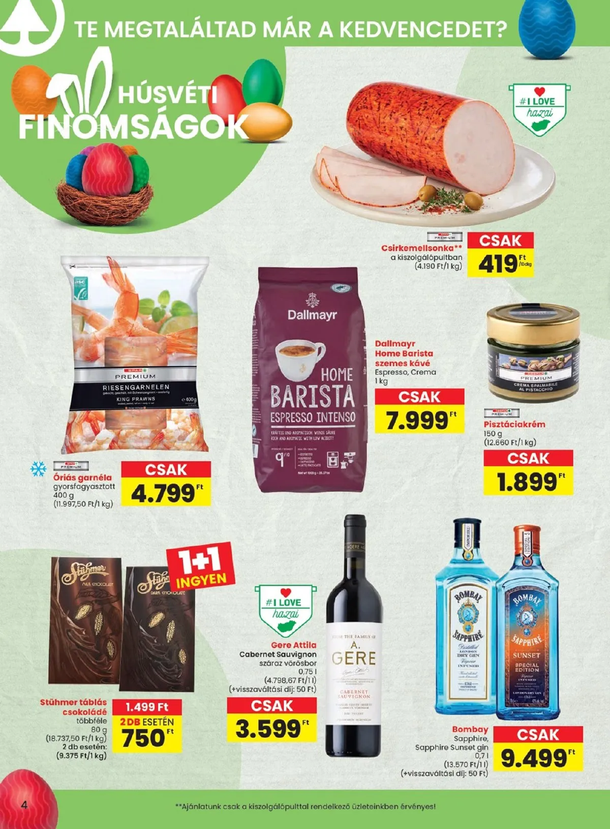 Spar akciós újság 03.26–04.08 – 4. oldal