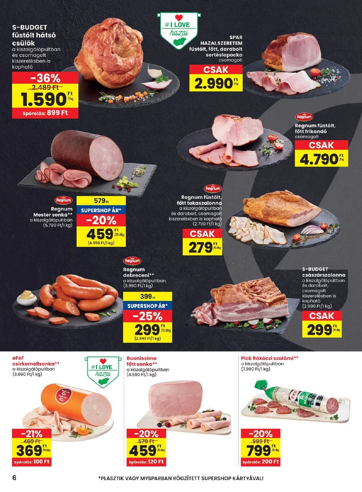 Spar akciós újság 03.26–04.08 – 6. oldal
