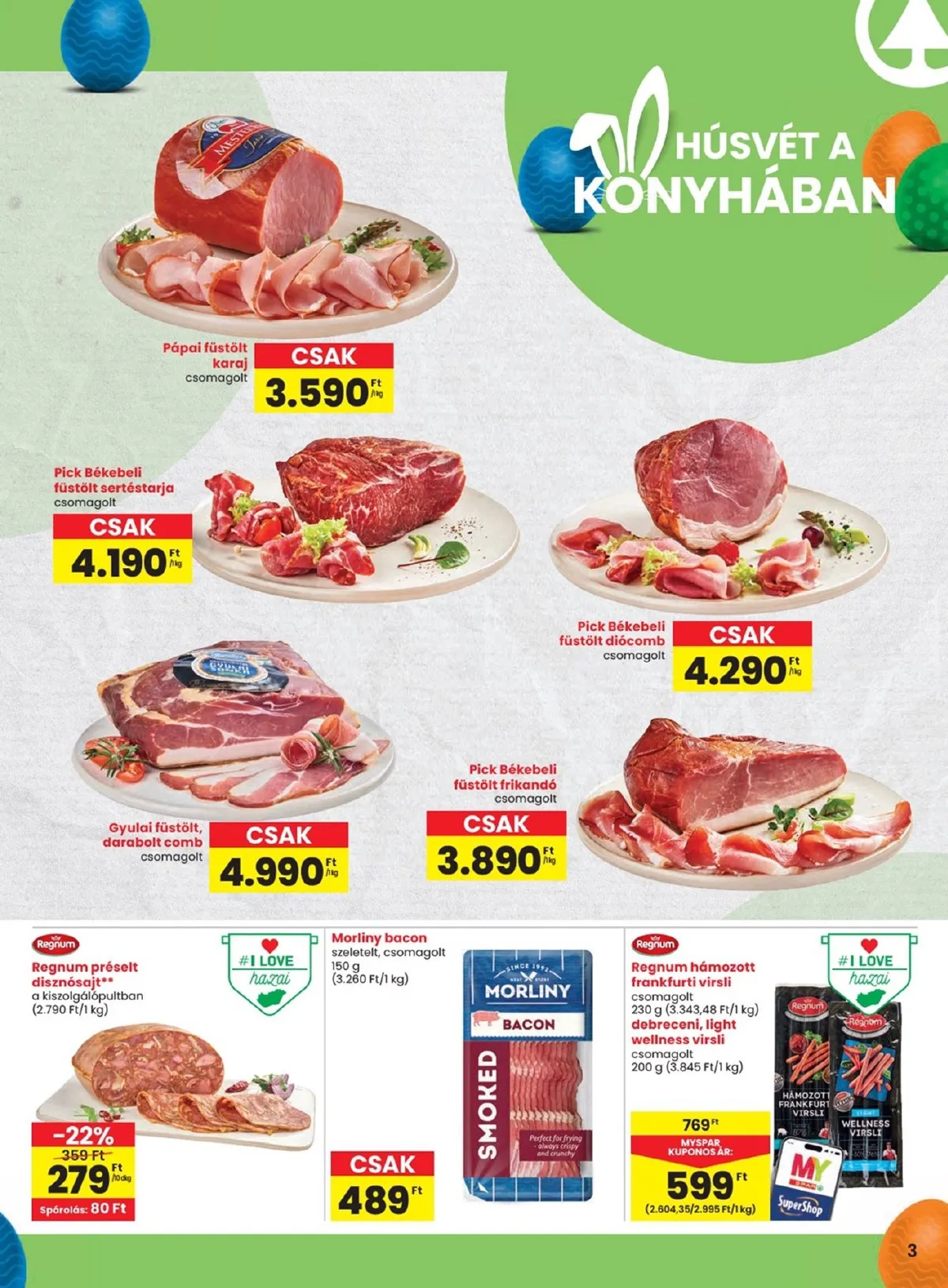 Spar akciós újság 03.31–04.08 – 3. oldal