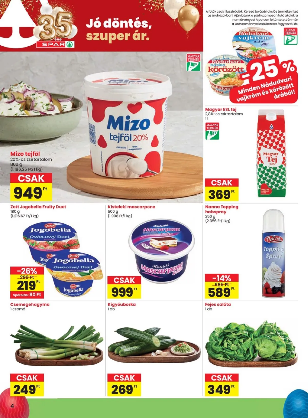 Spar akciós újság 03.31–04.08 – 4. oldal