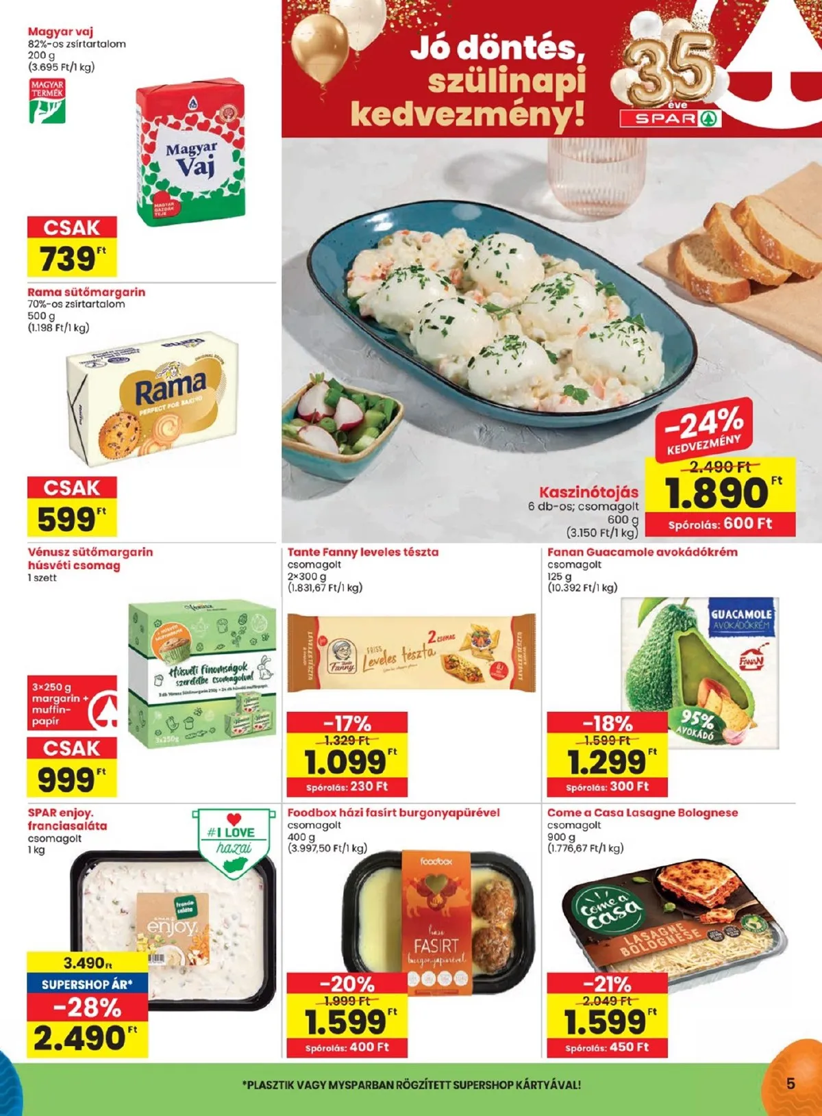 Spar akciós újság 03.31–04.08 – 5. oldal