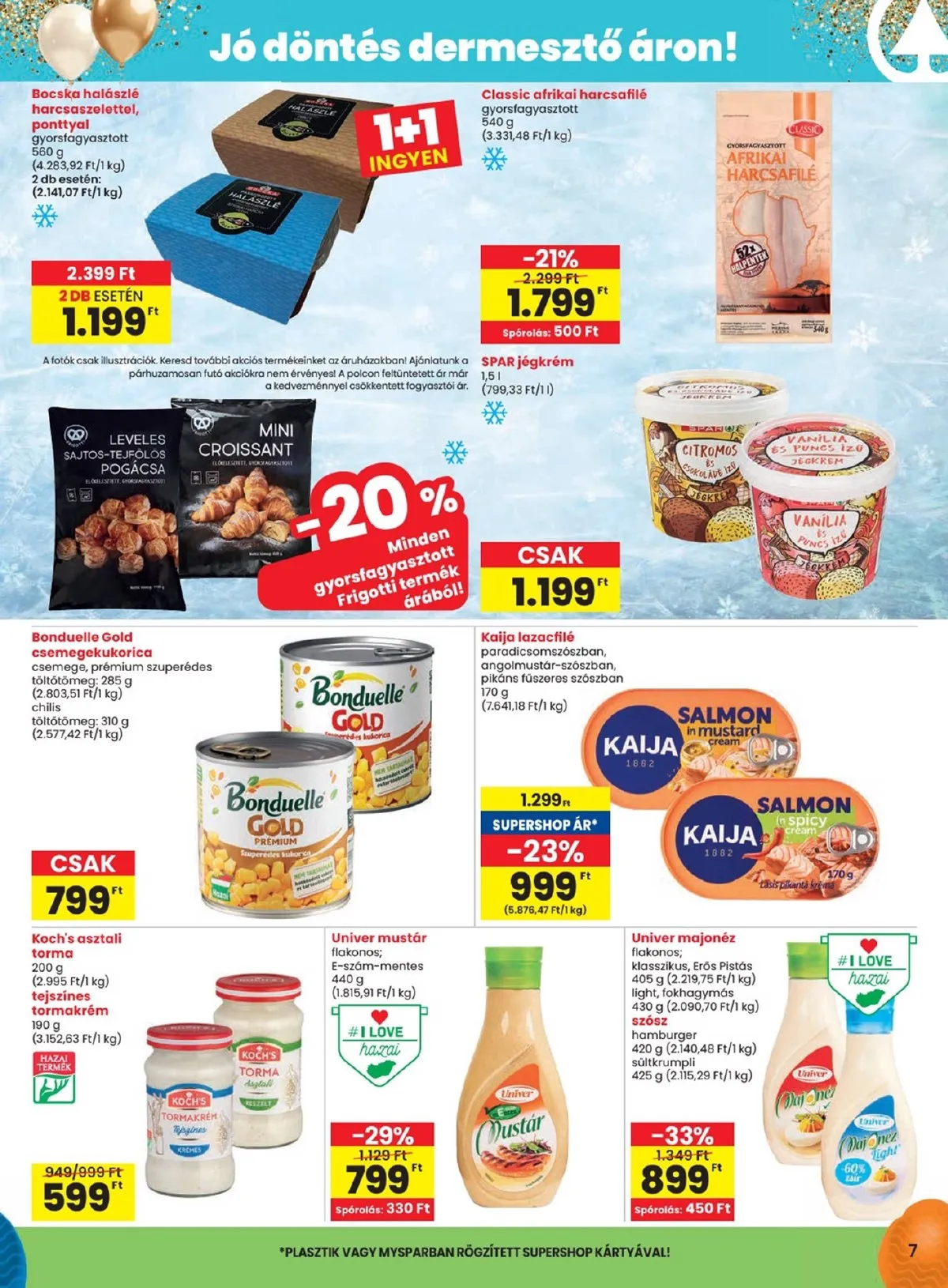 Spar akciós újság 03.31–04.08 – 7. oldal