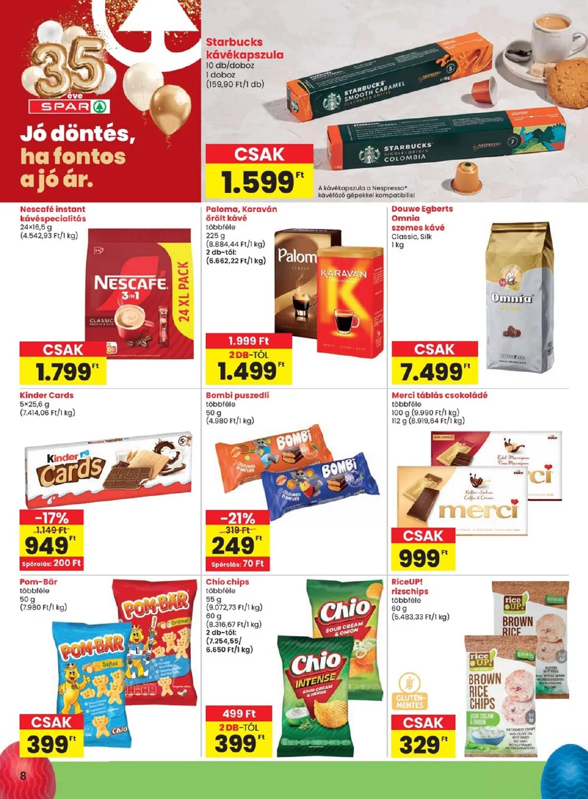 Spar akciós újság 03.31–04.08 – 8. oldal