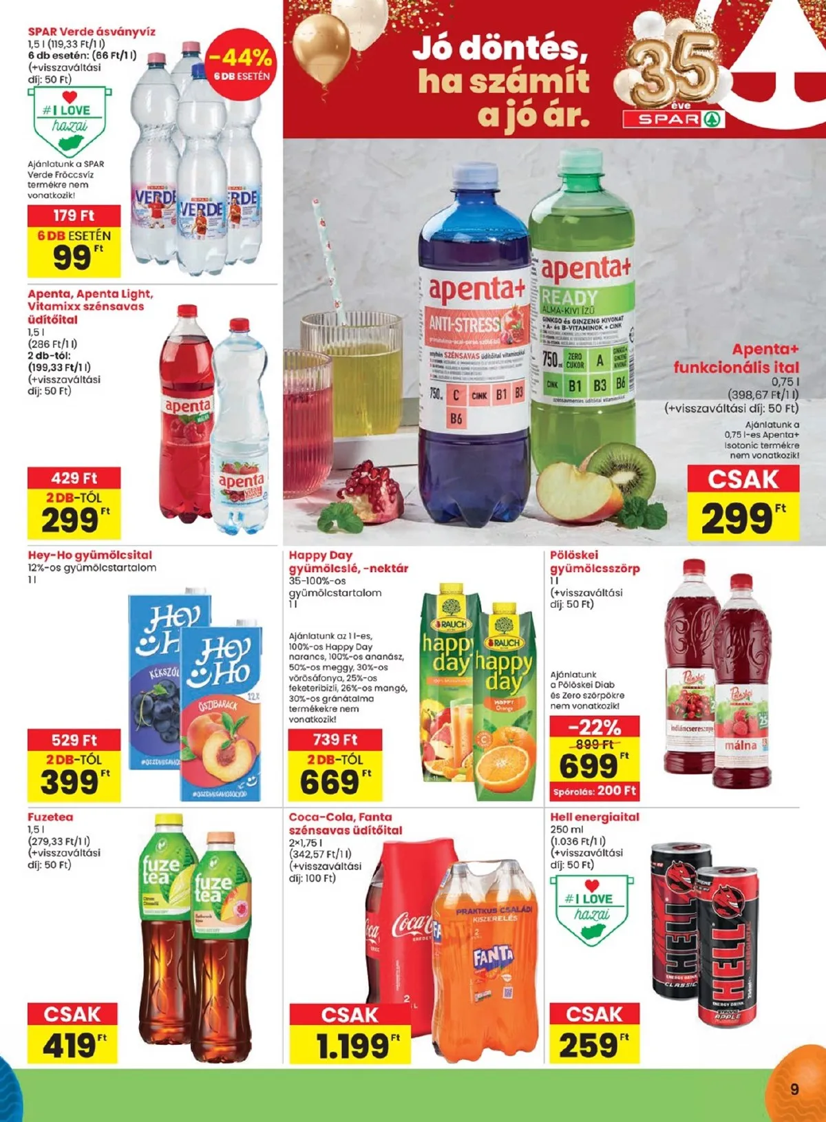 Spar akciós újság 03.31–04.08 – 9. oldal