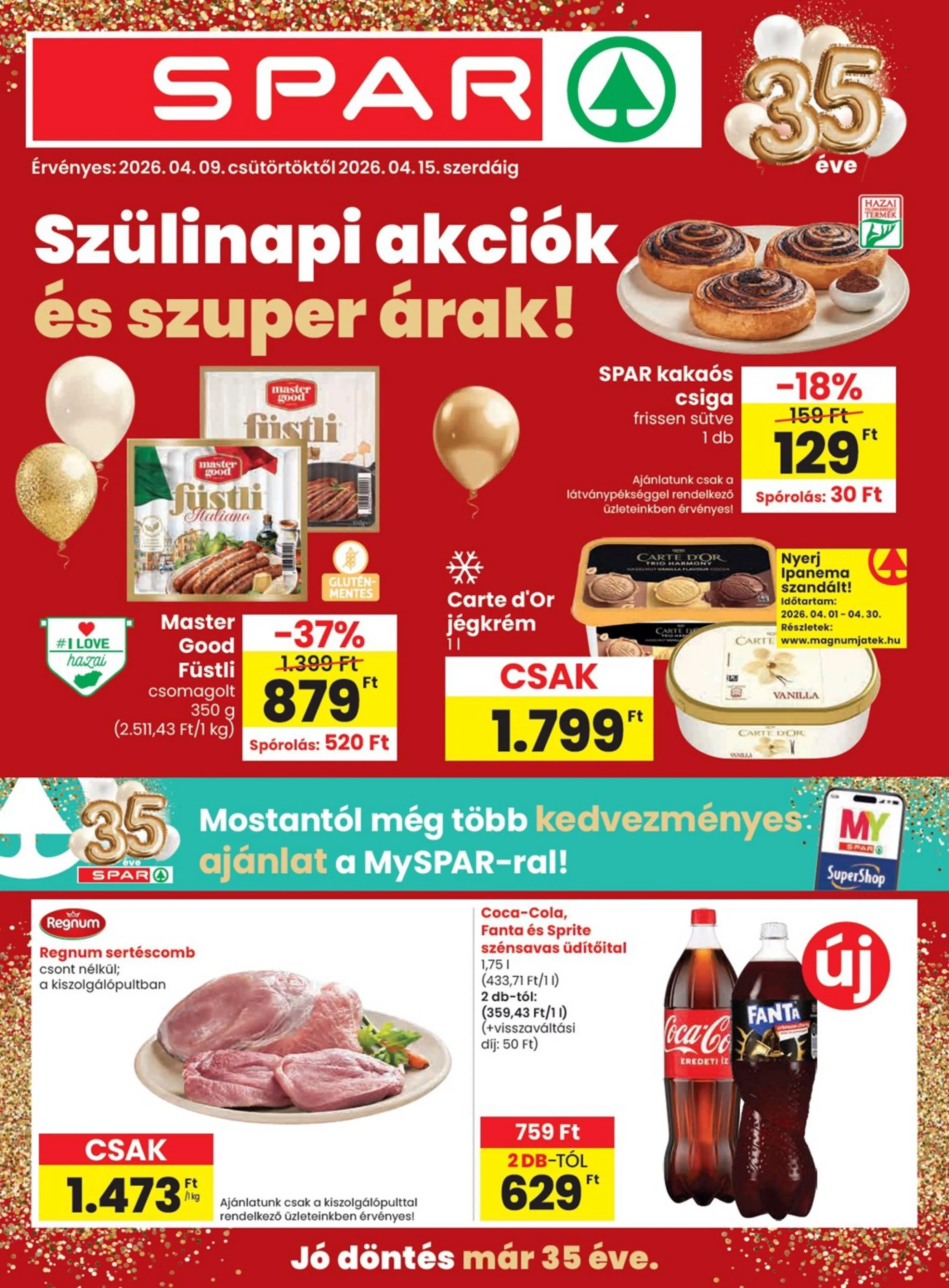 Spar akciós újság 04.09–04.15