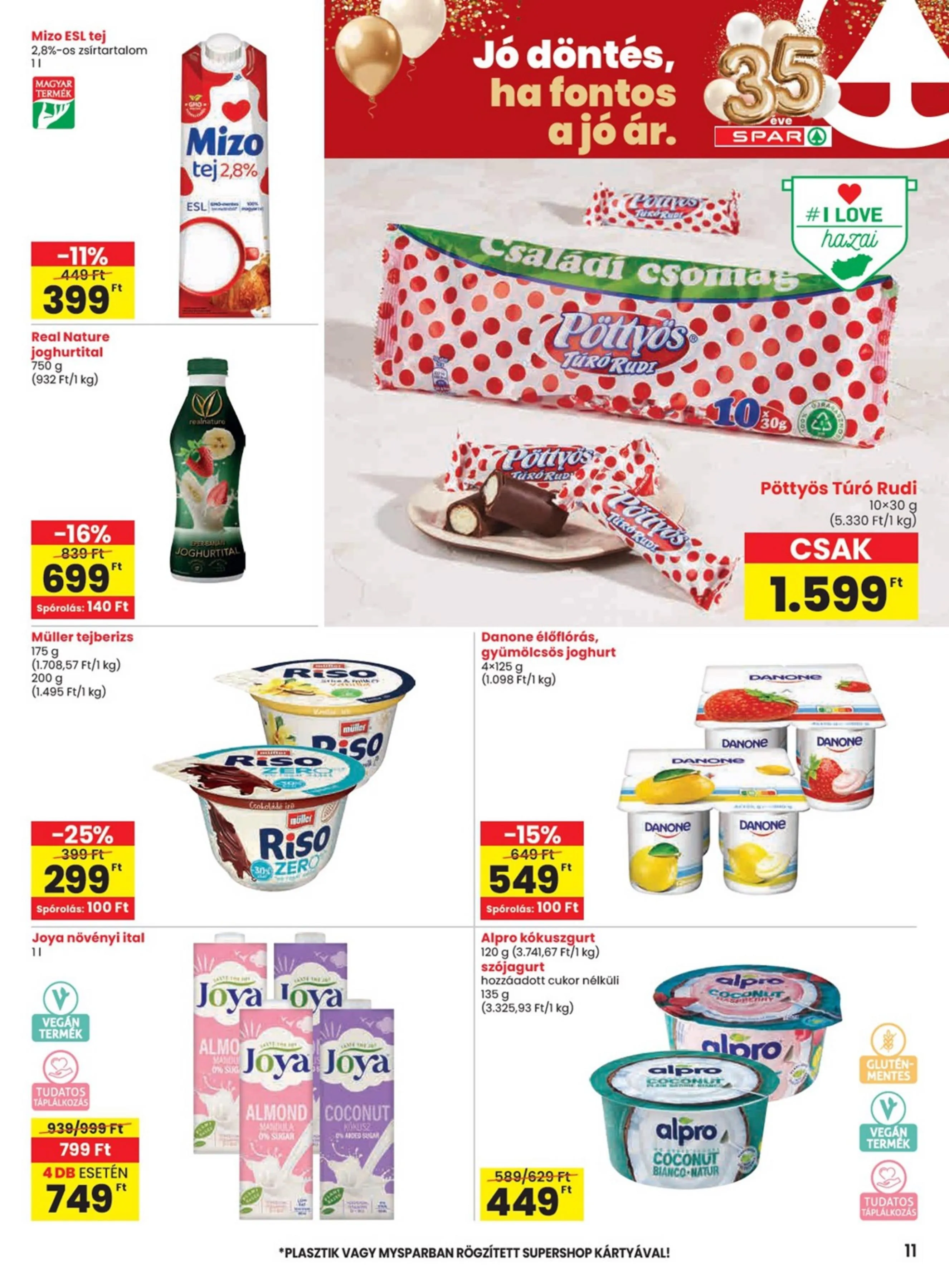 Spar akciós újság 04.09–04.15 – 11. oldal