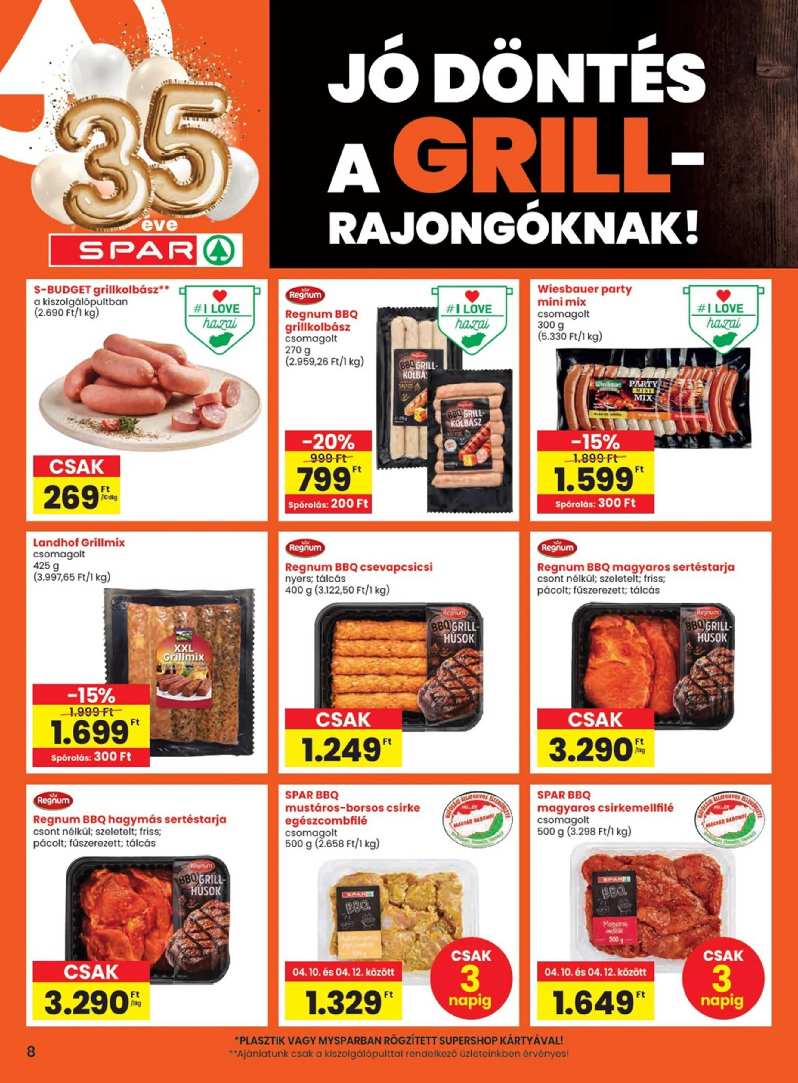 Spar akciós újság 04.09–04.15 – 8. oldal