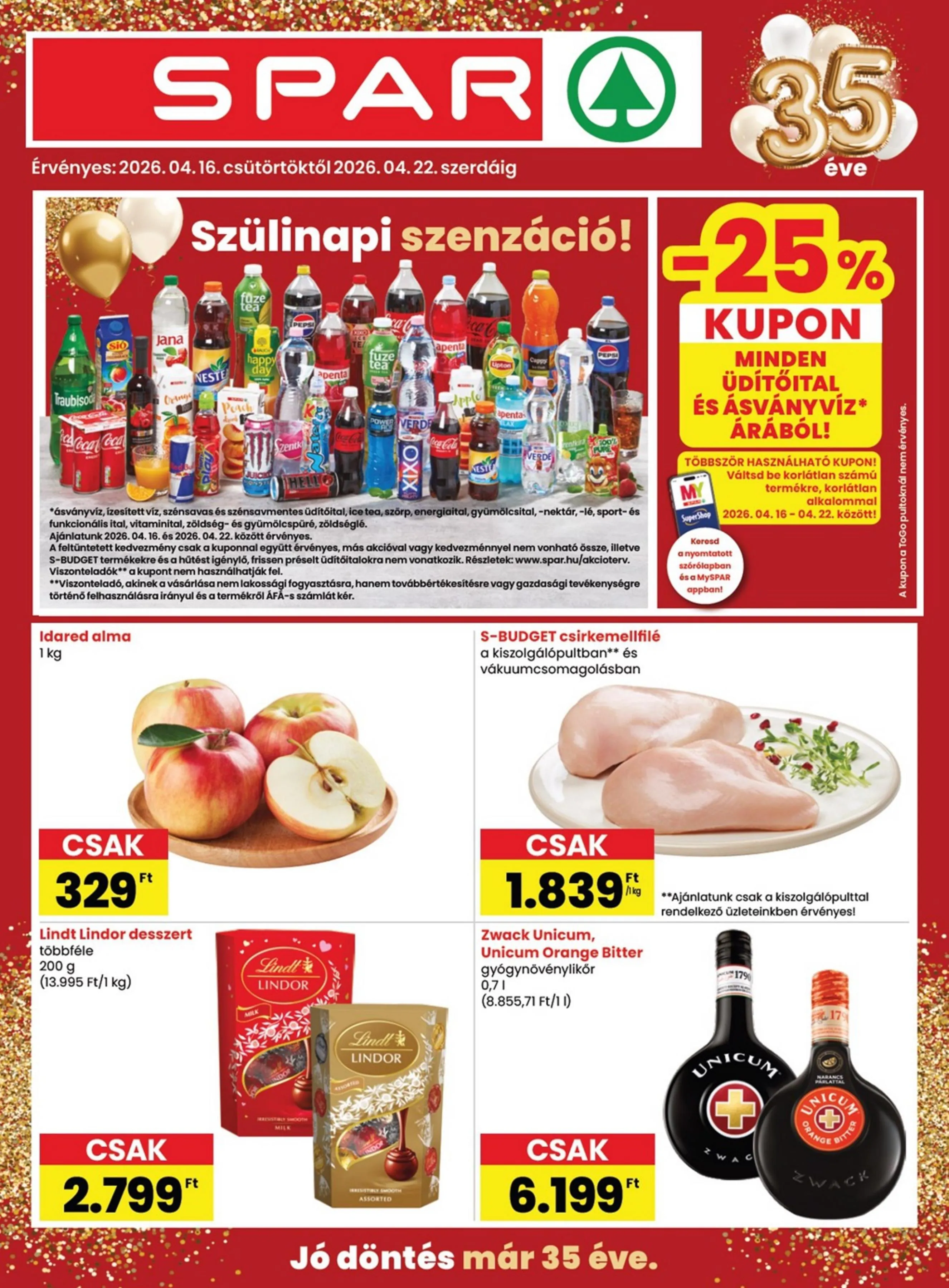 Spar akciós újság 04.16–04.22