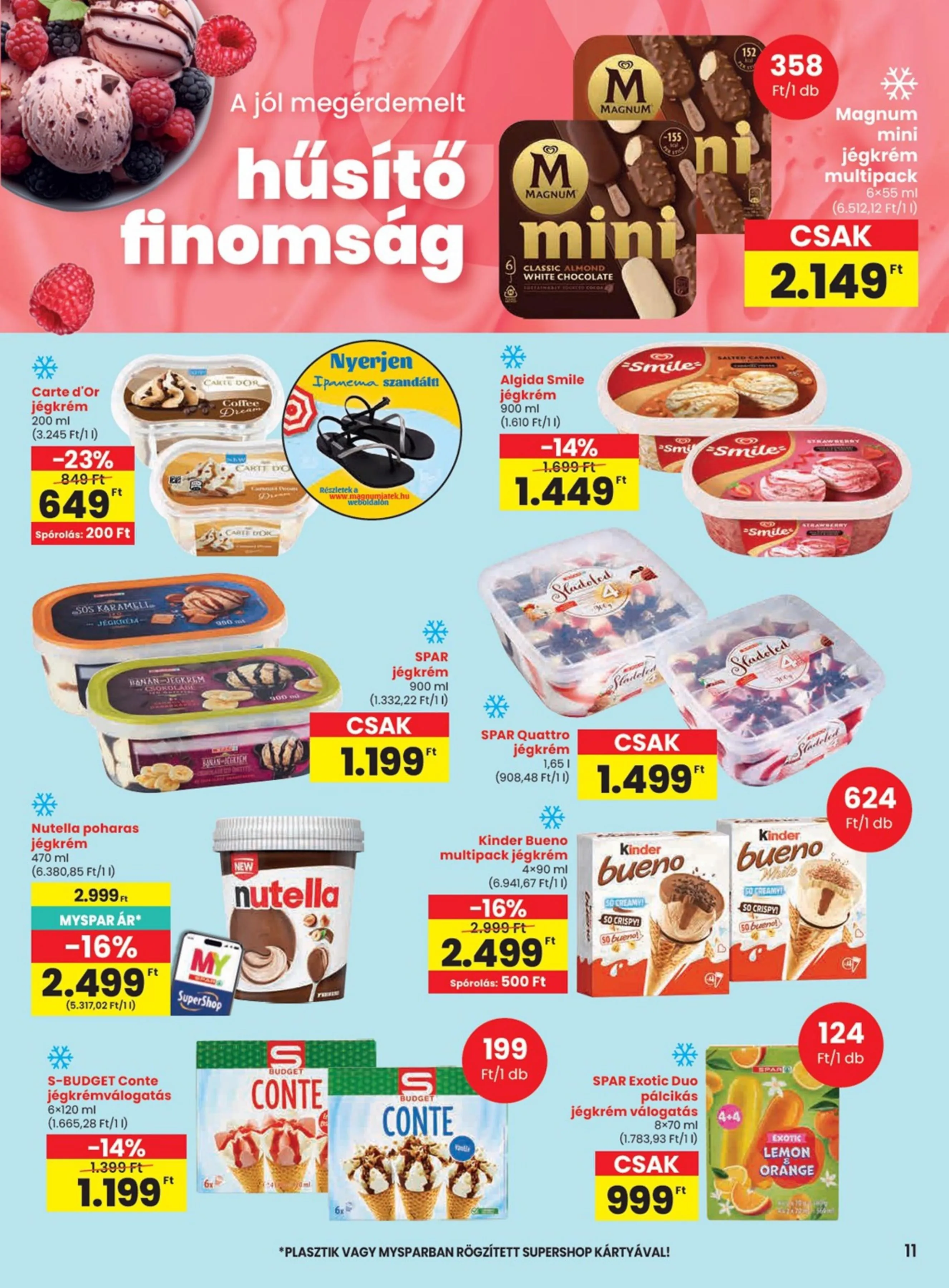 Spar akciós újság 04.16–04.22 – 11. oldal
