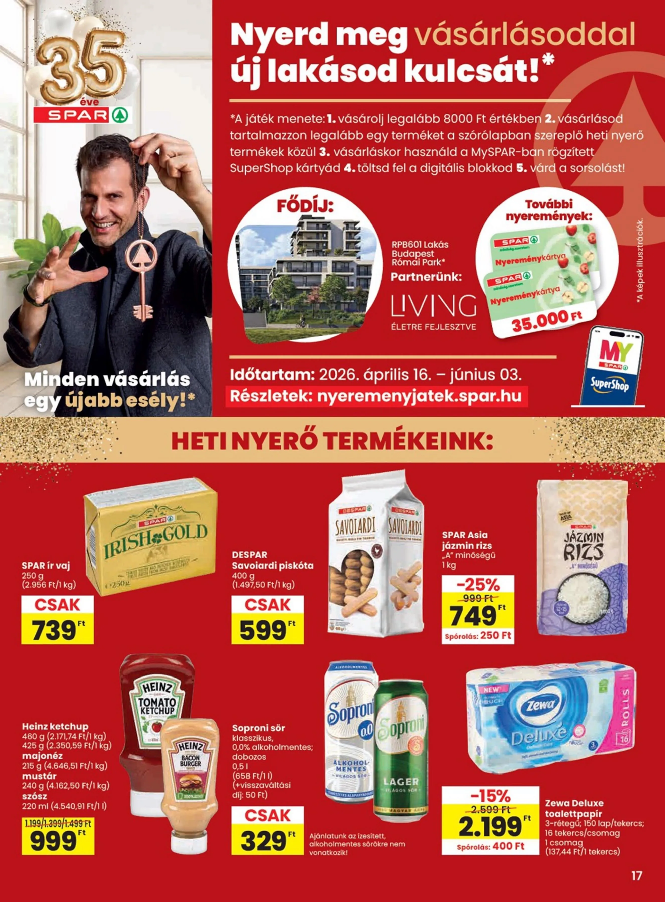 Spar akciós újság 04.16–04.22 – 17. oldal