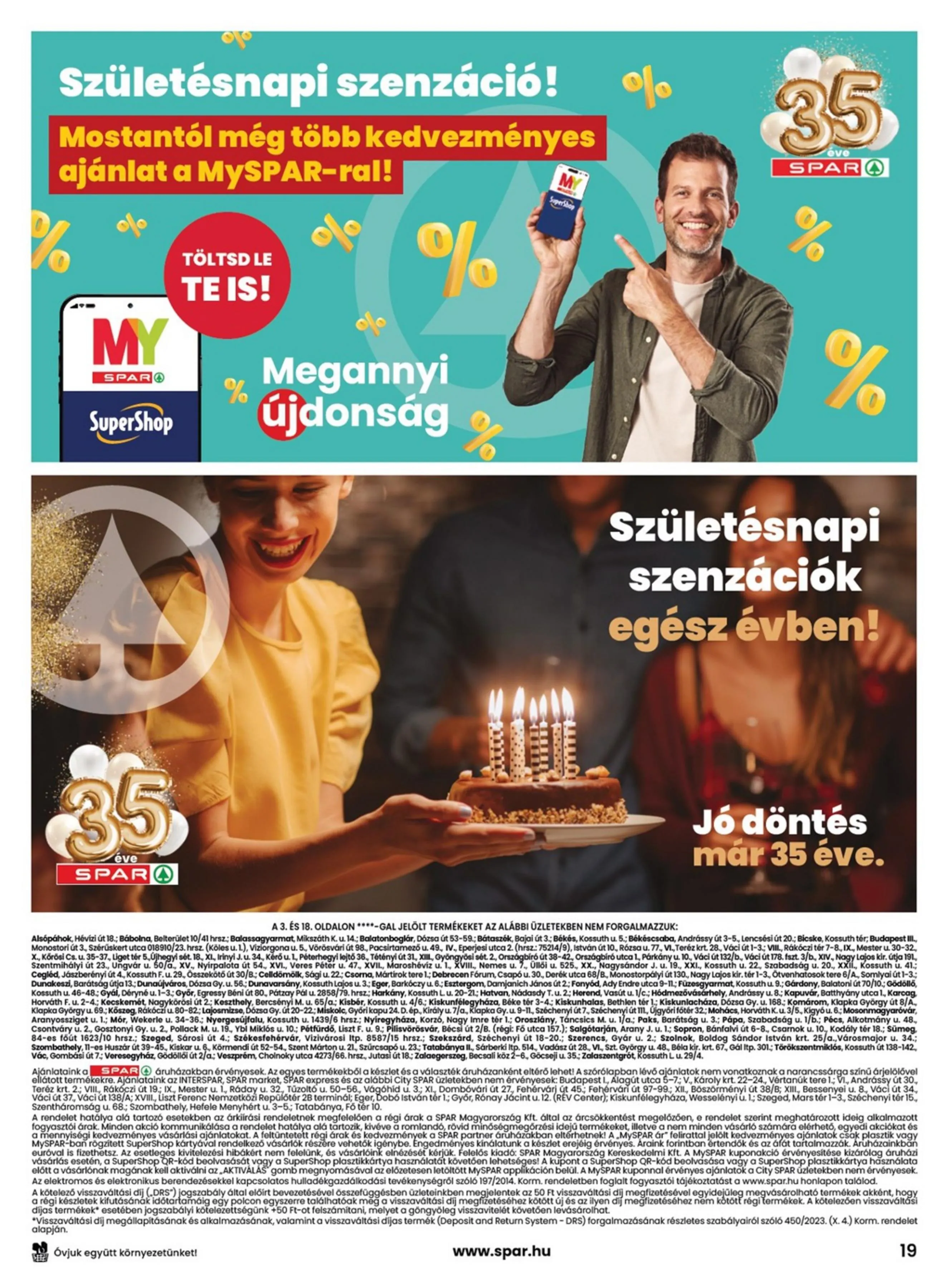 Spar akciós újság 04.16–04.22 – 19. oldal