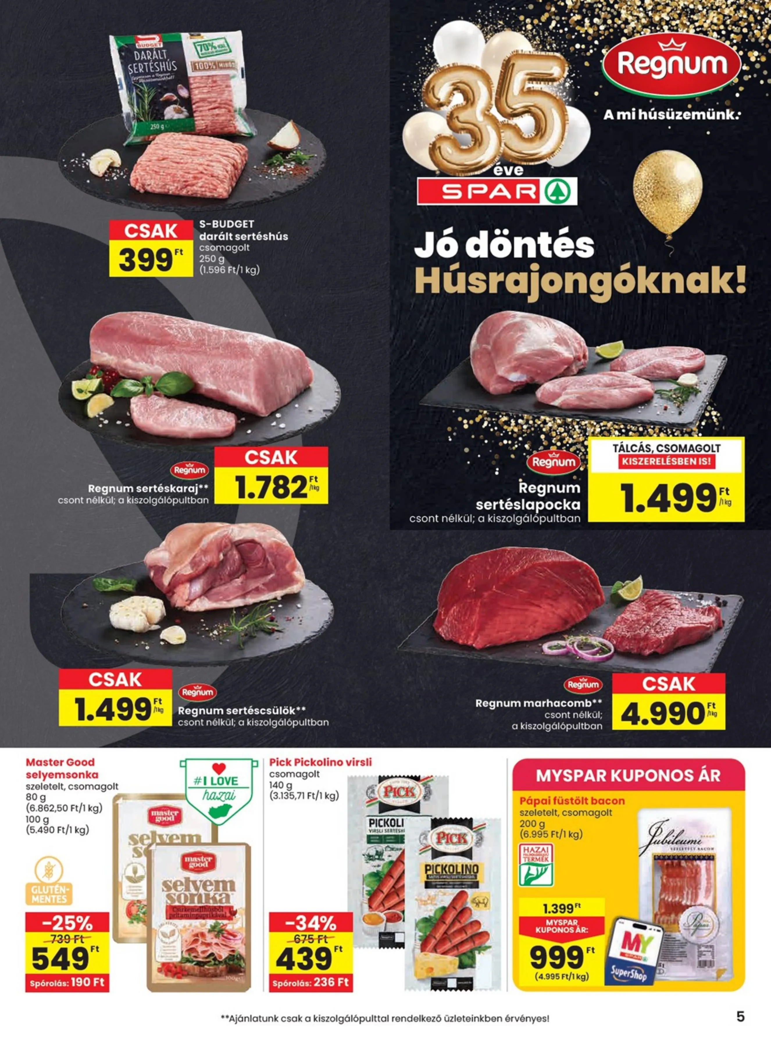 Spar akciós újság 04.16–04.22 – 5. oldal