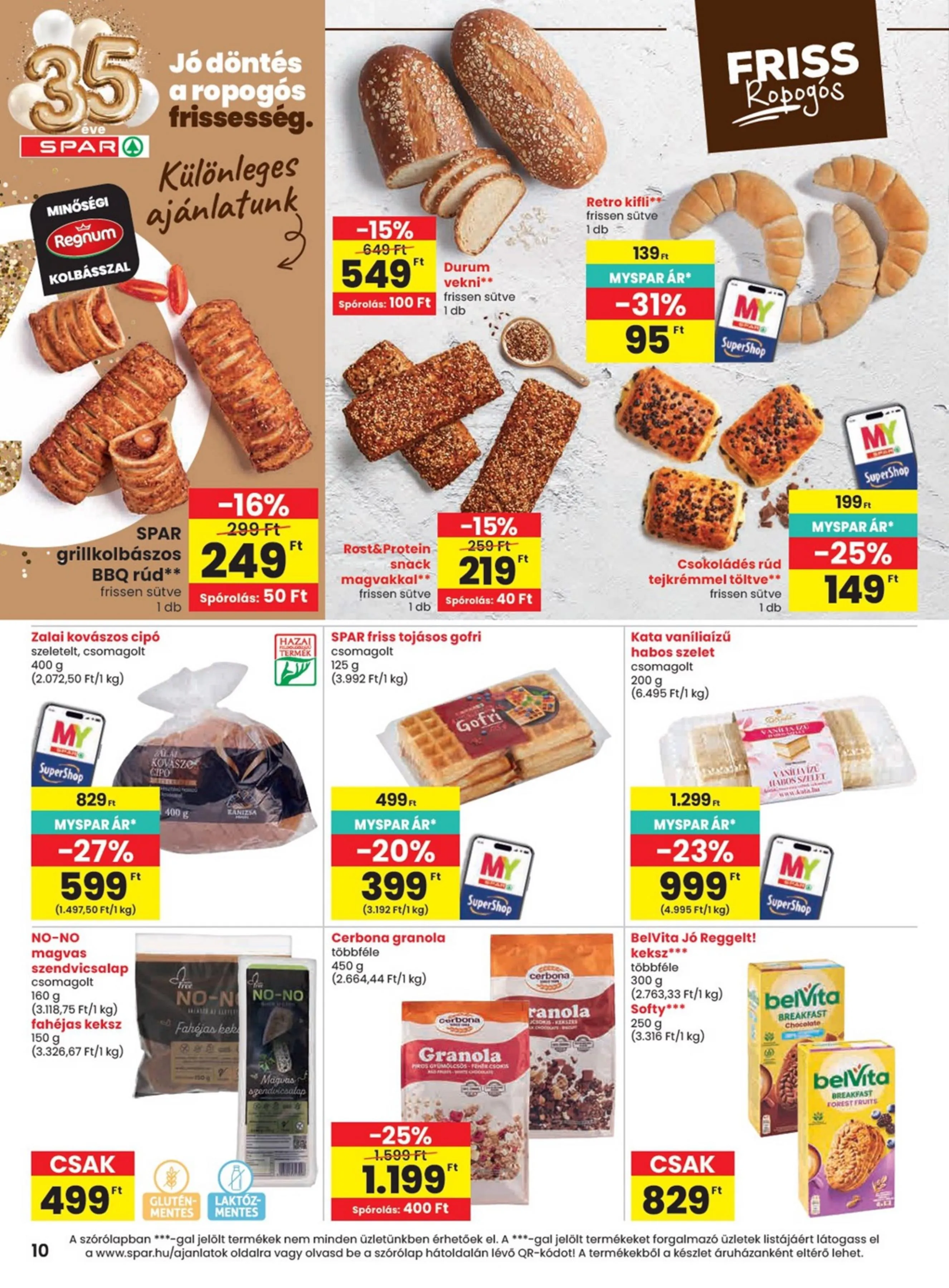 Spar akciós újság 04.23–04.29 – 10. oldal