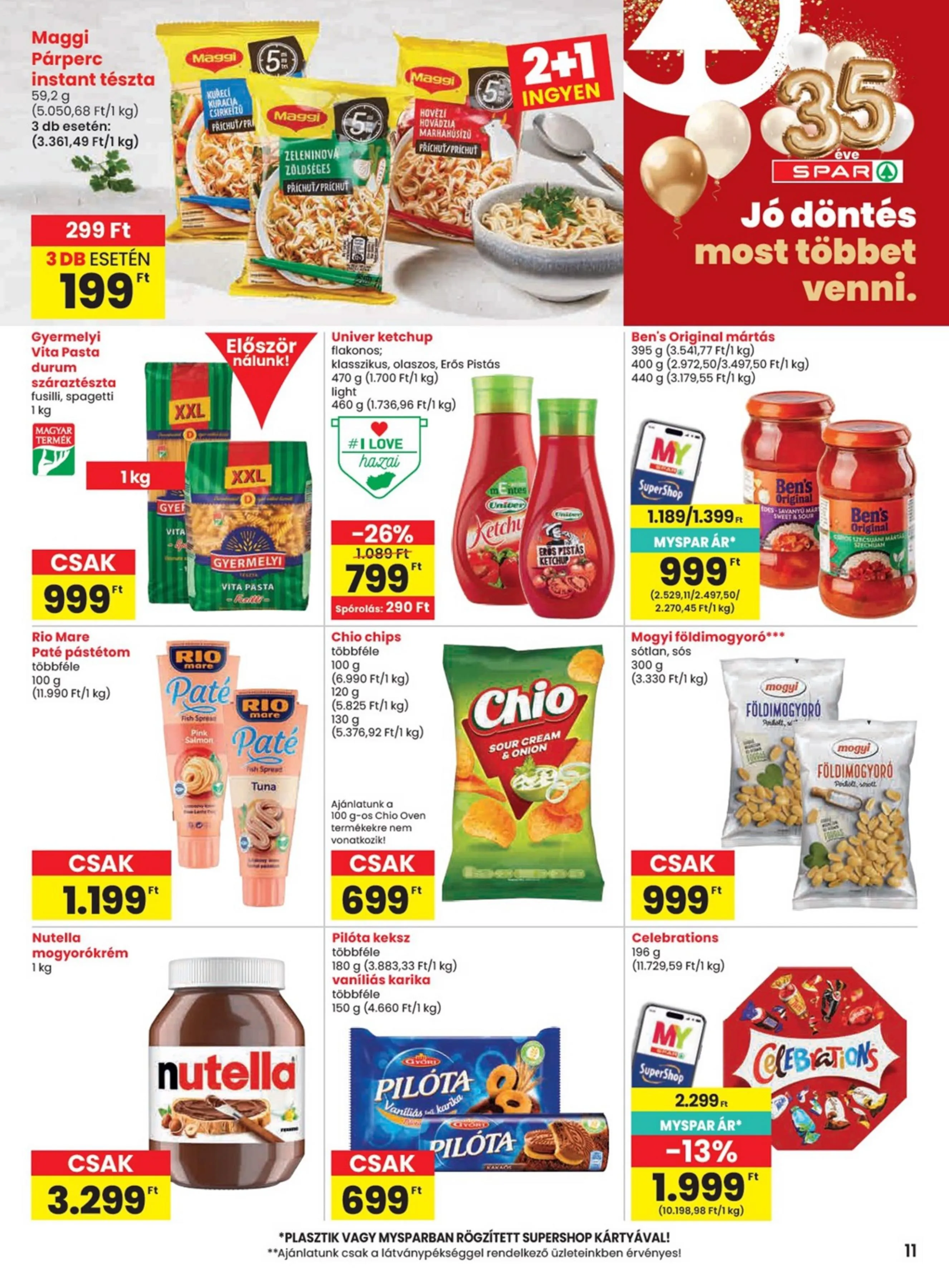 Spar akciós újság 04.23–04.29 – 11. oldal