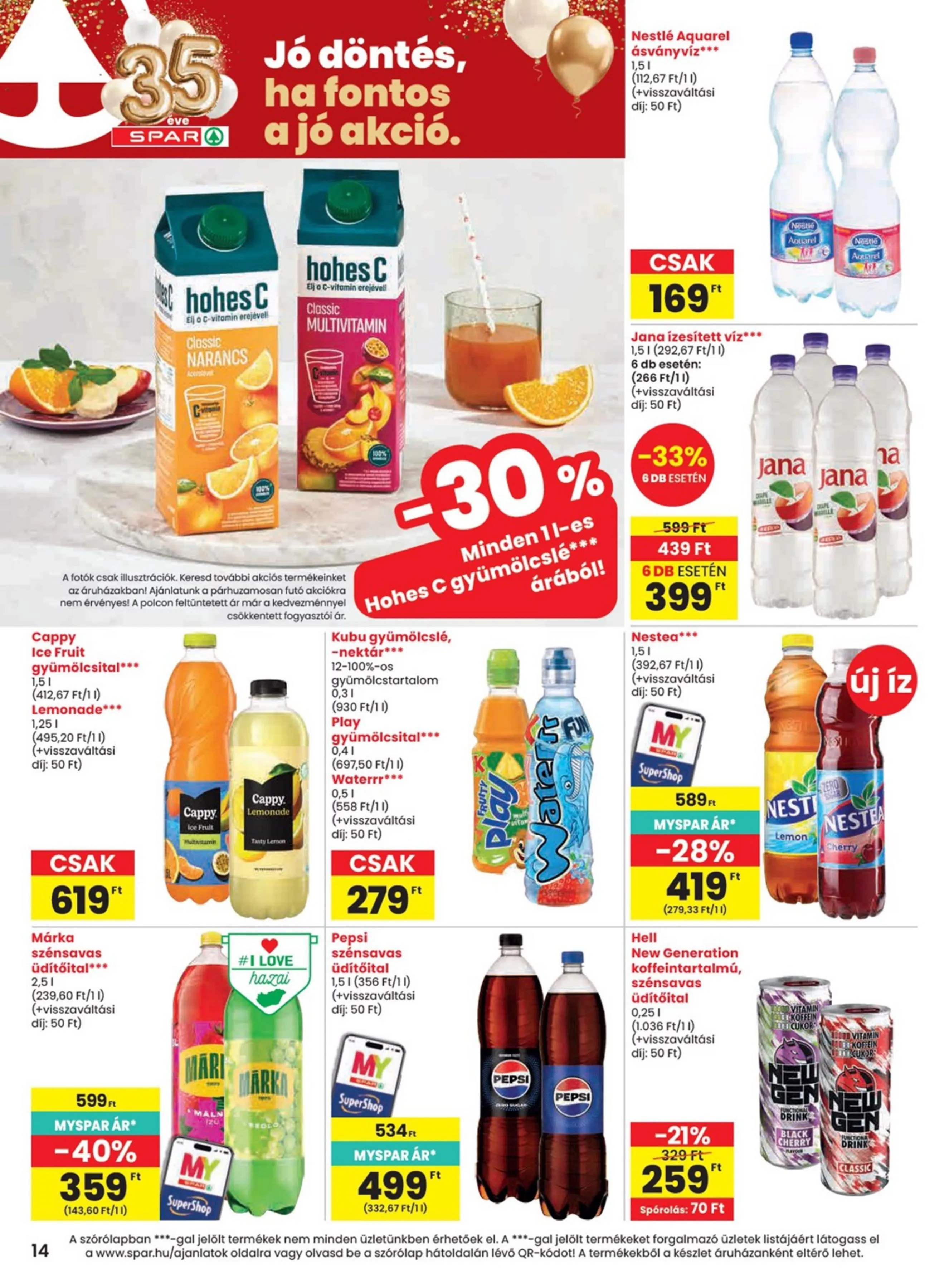 Spar akciós újság 04.23–04.29 – 14. oldal