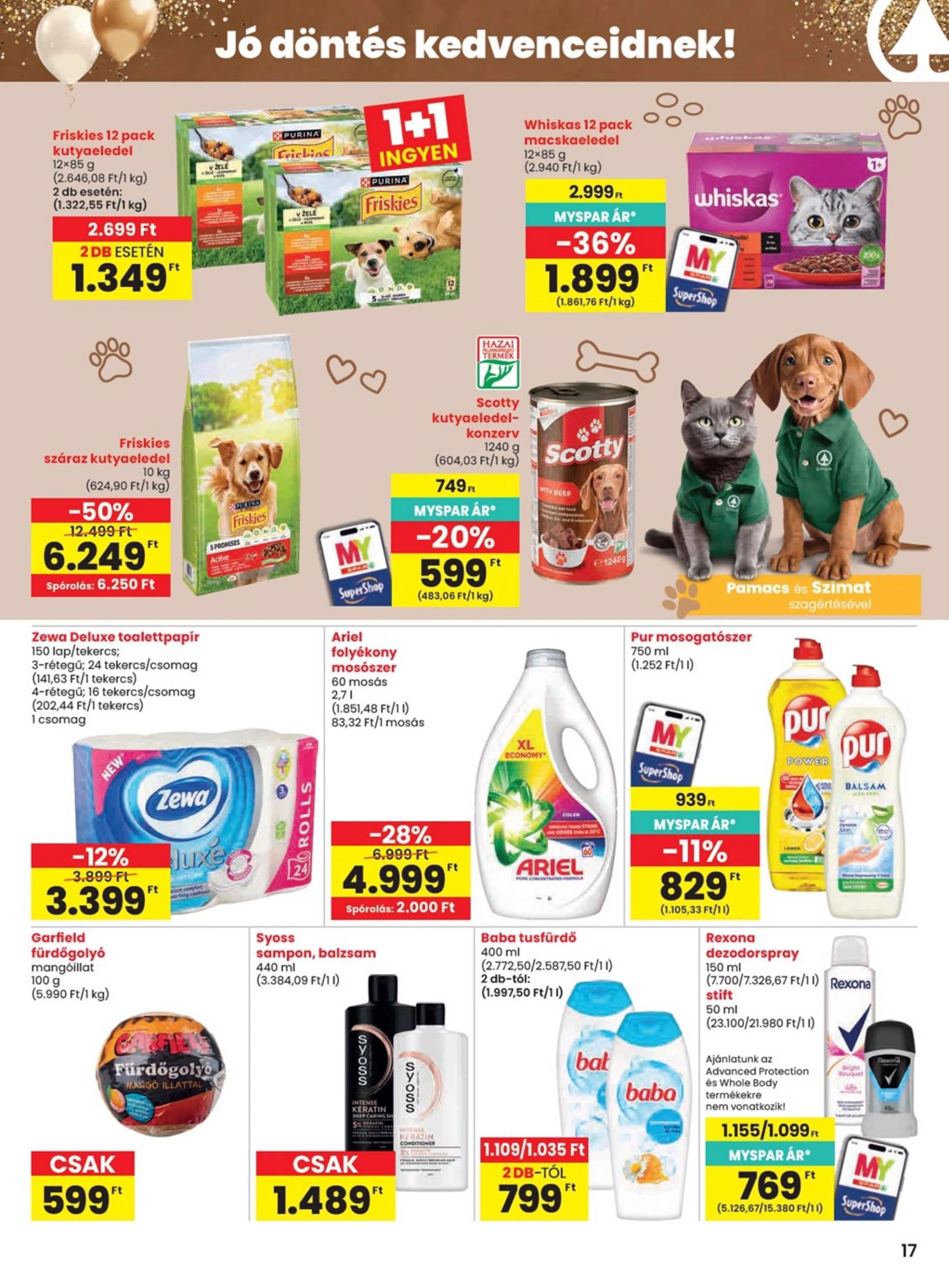 Spar akciós újság 04.23–04.29 – 17. oldal