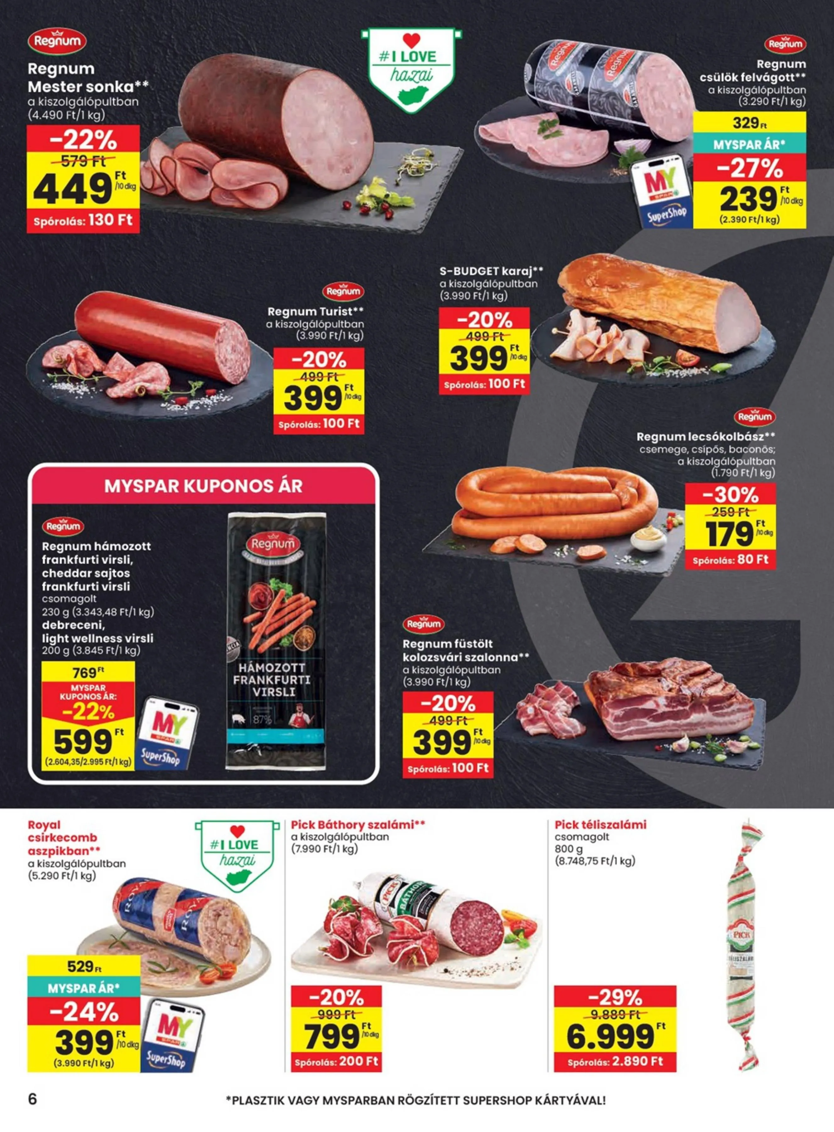 Spar akciós újság 04.23–04.29 – 6. oldal