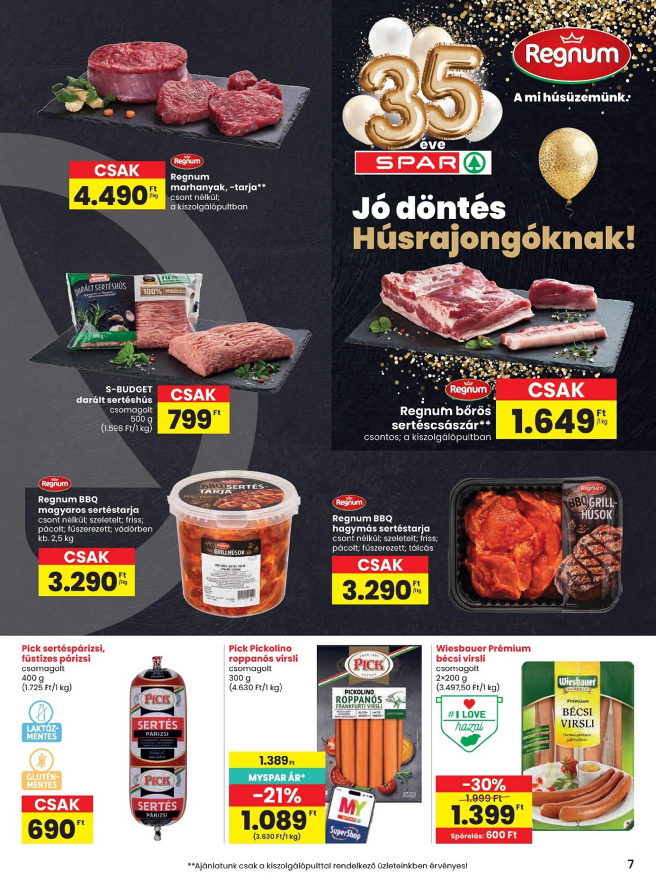 Spar akciós újság 04.23–04.29 – 7. oldal