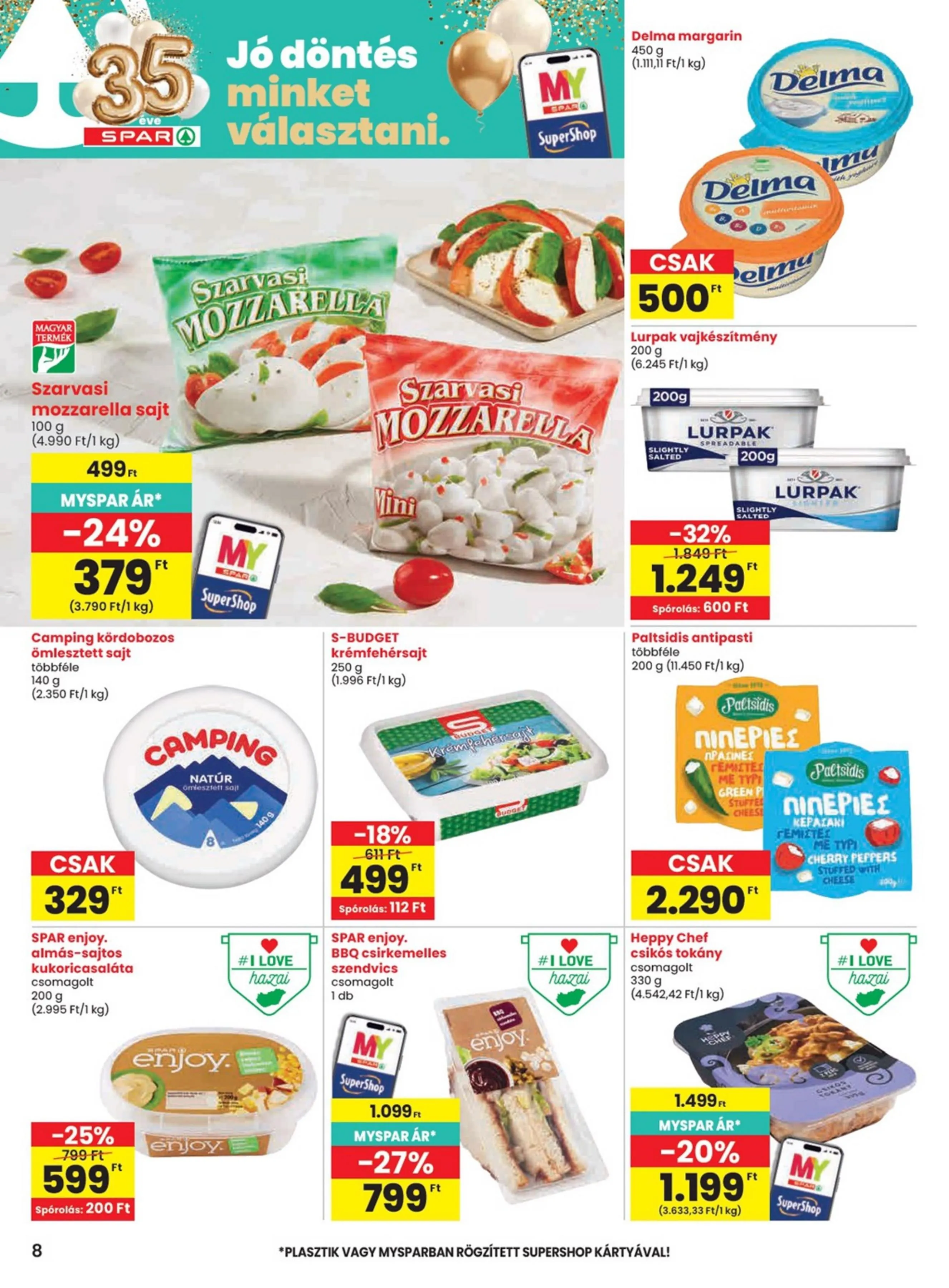 Spar akciós újság 04.23–04.29 – 8. oldal