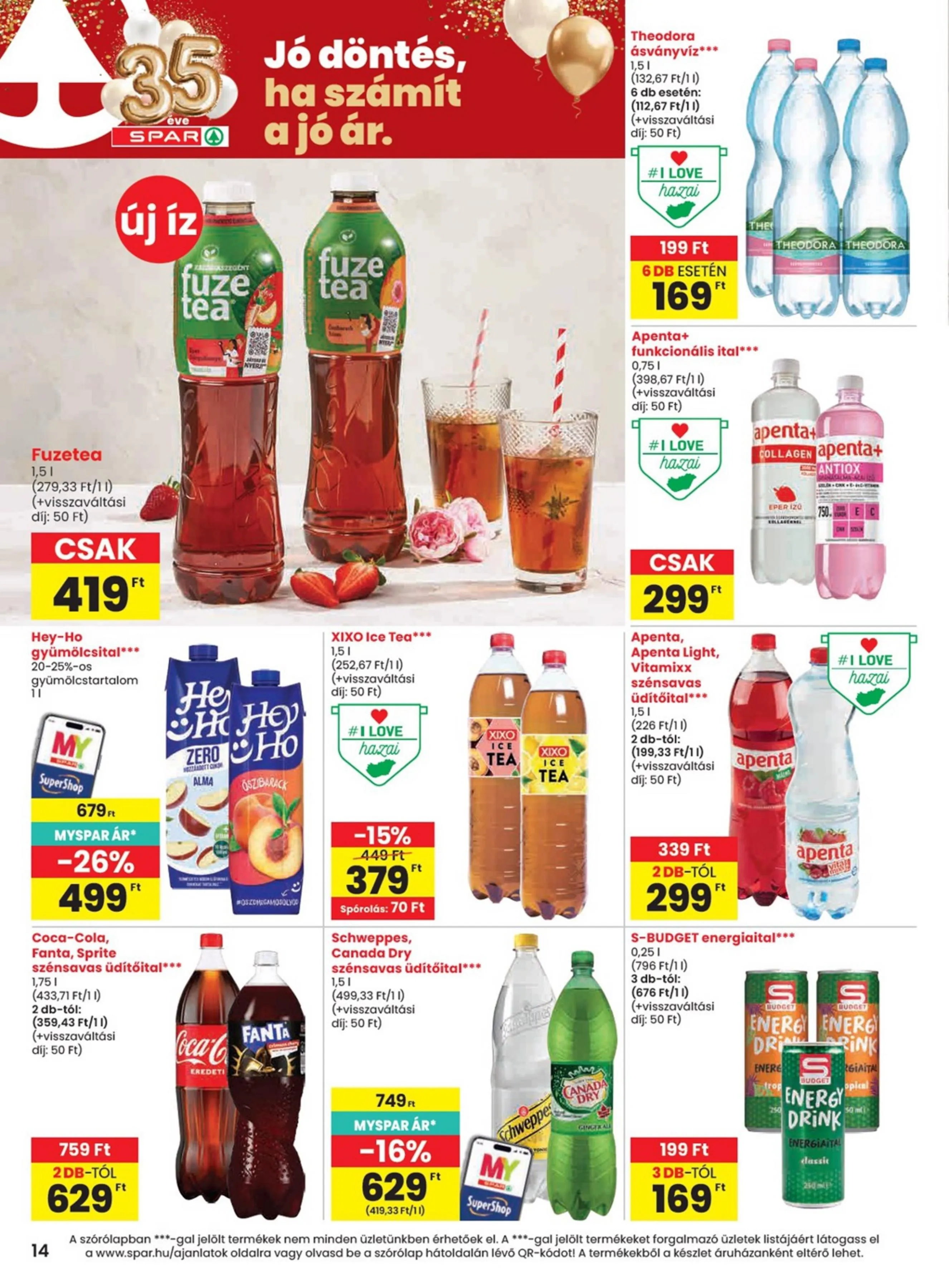 Spar akciós újság 04.30–05.06 – 14. oldal