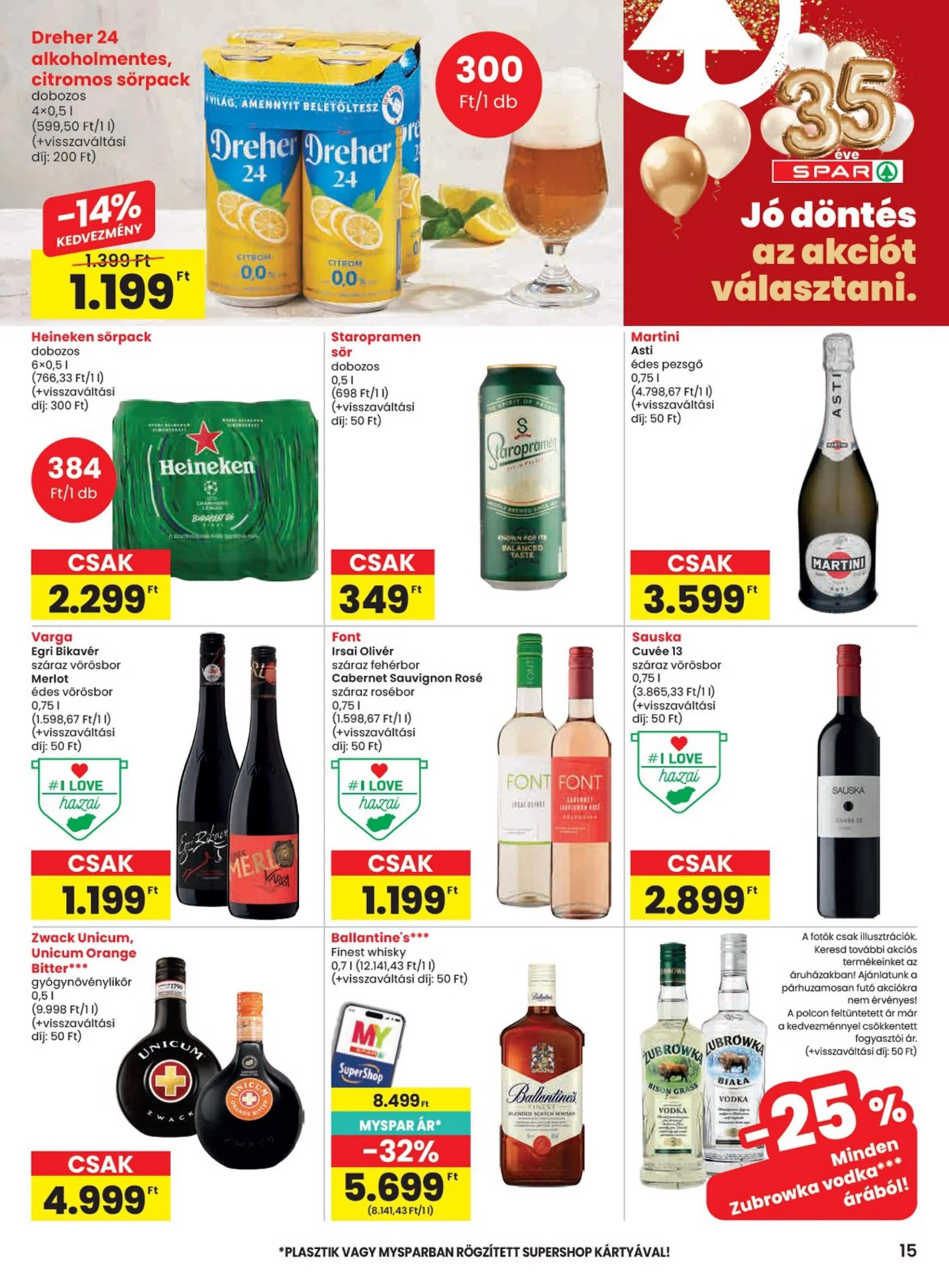 Spar akciós újság 04.30–05.06 – 15. oldal