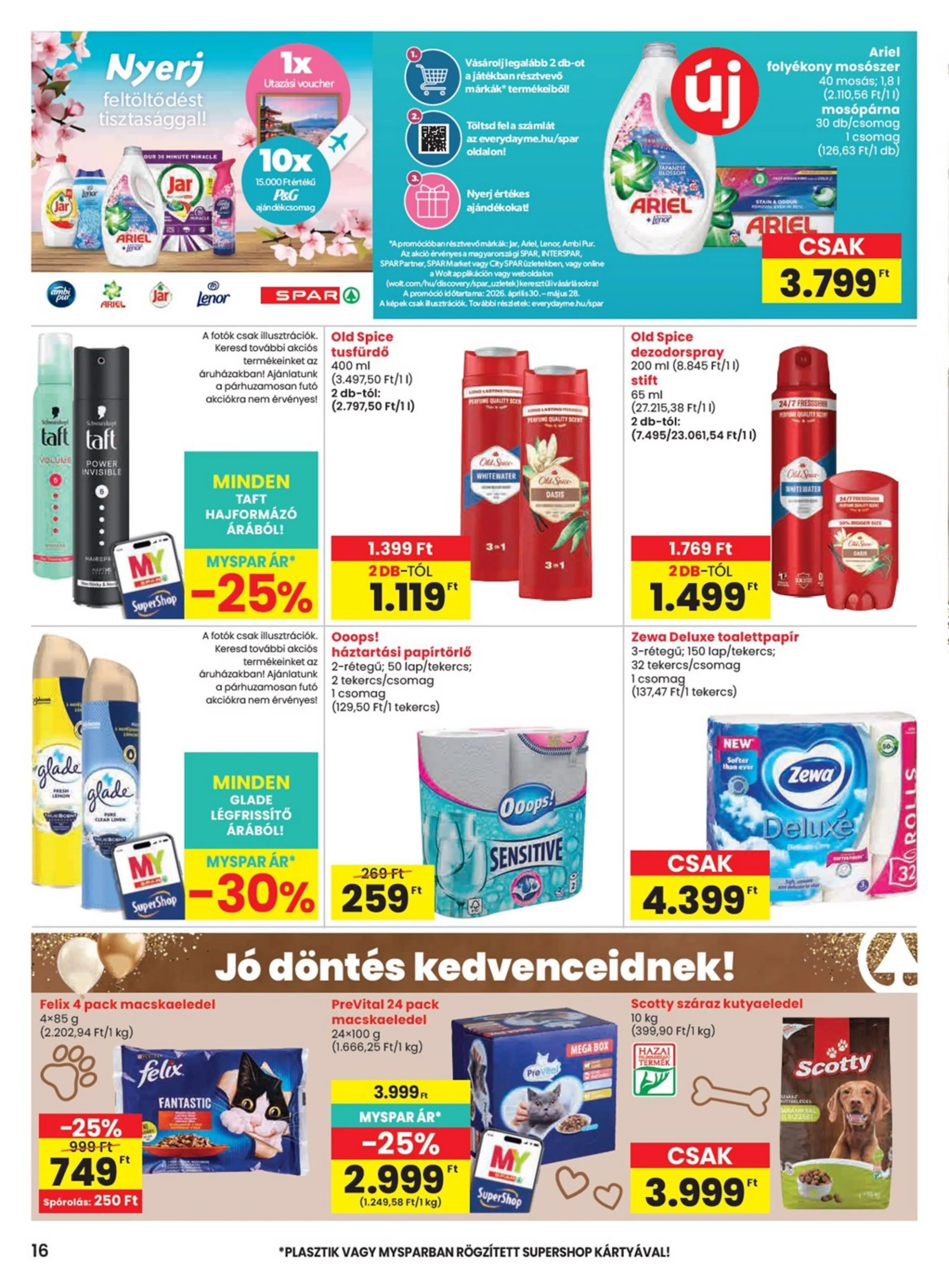 Spar akciós újság 04.30–05.06 – 16. oldal