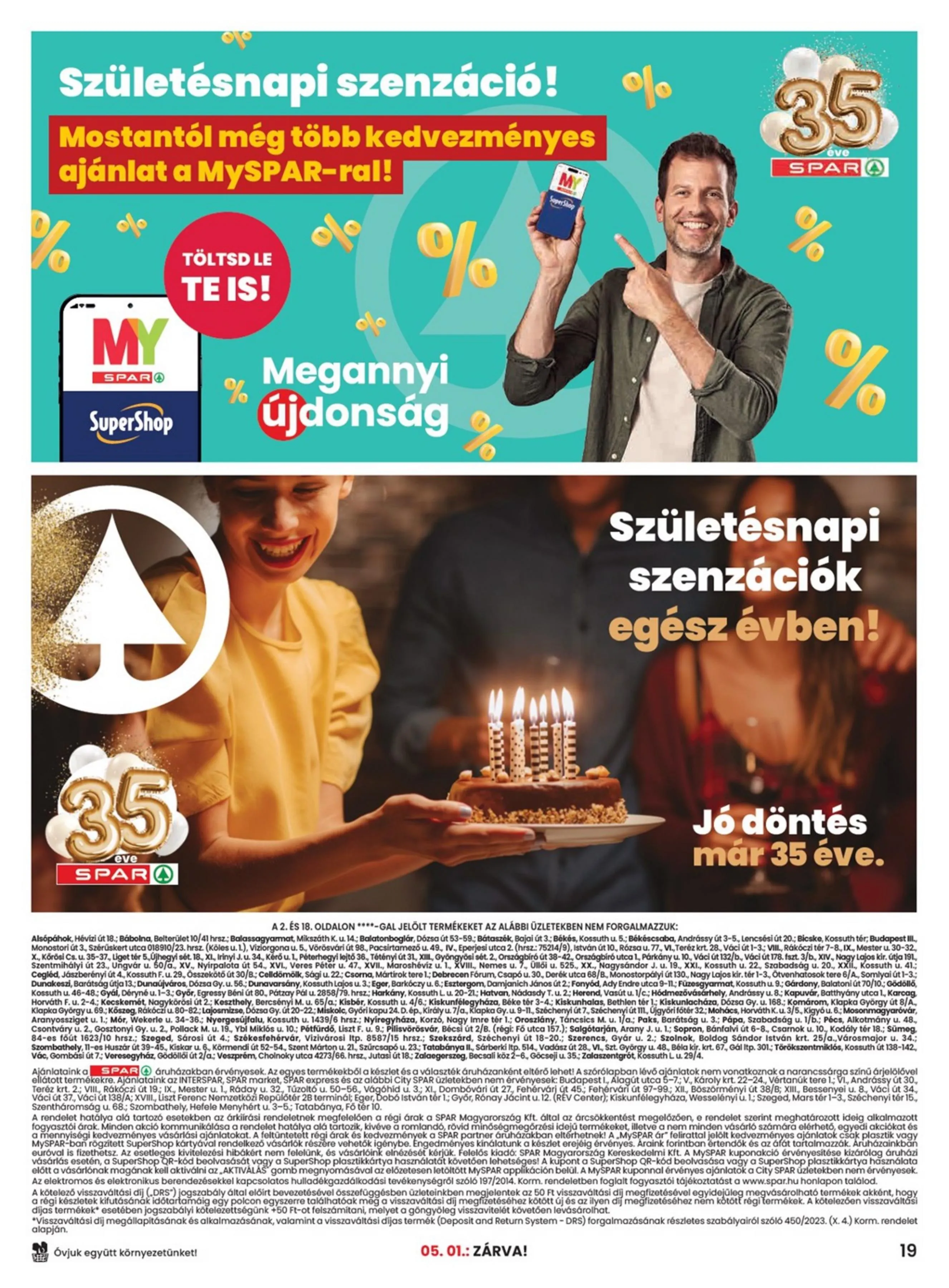 Spar akciós újság 04.30–05.06 – 19. oldal