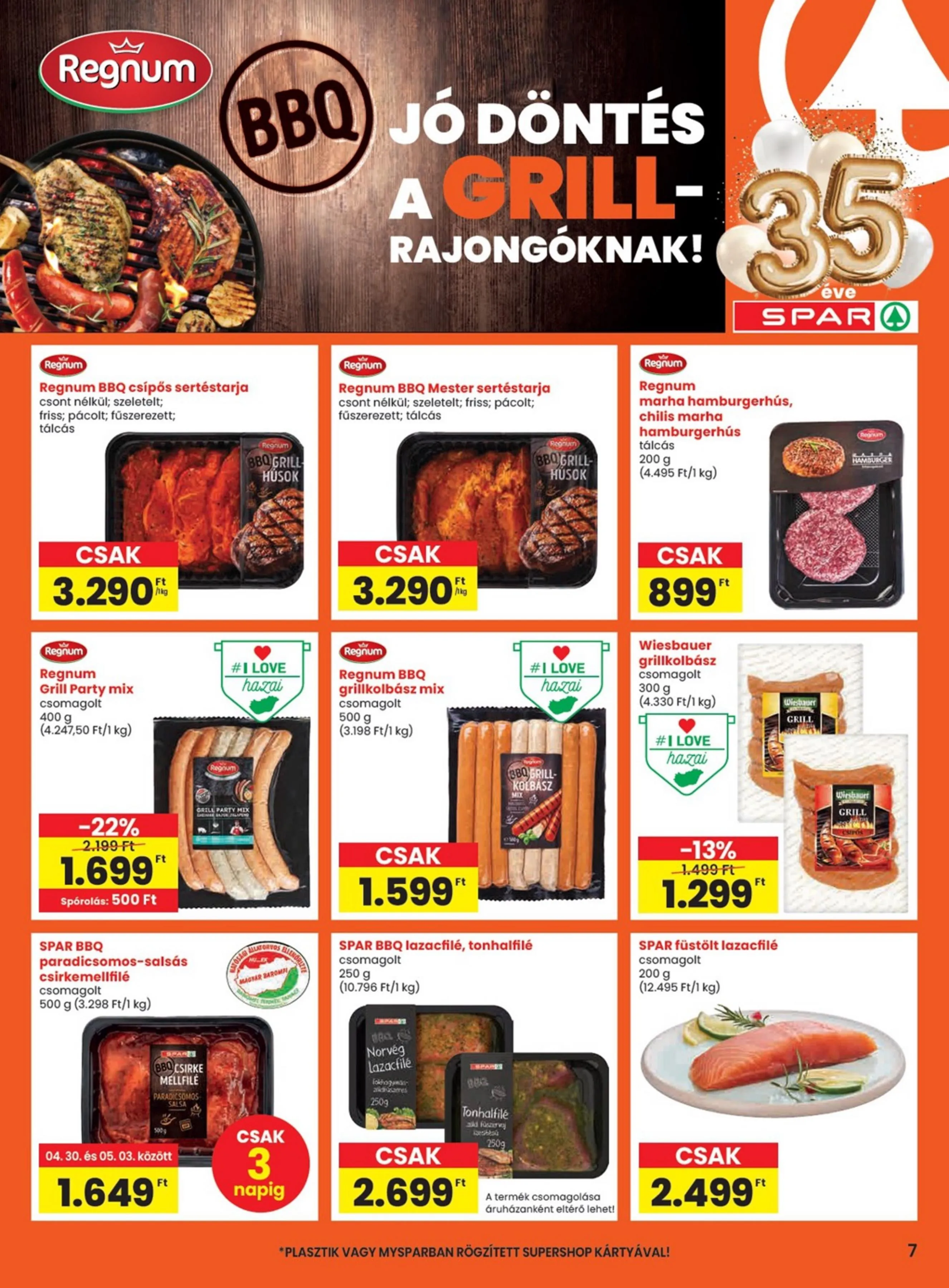 Spar akciós újság 04.30–05.06 – 7. oldal