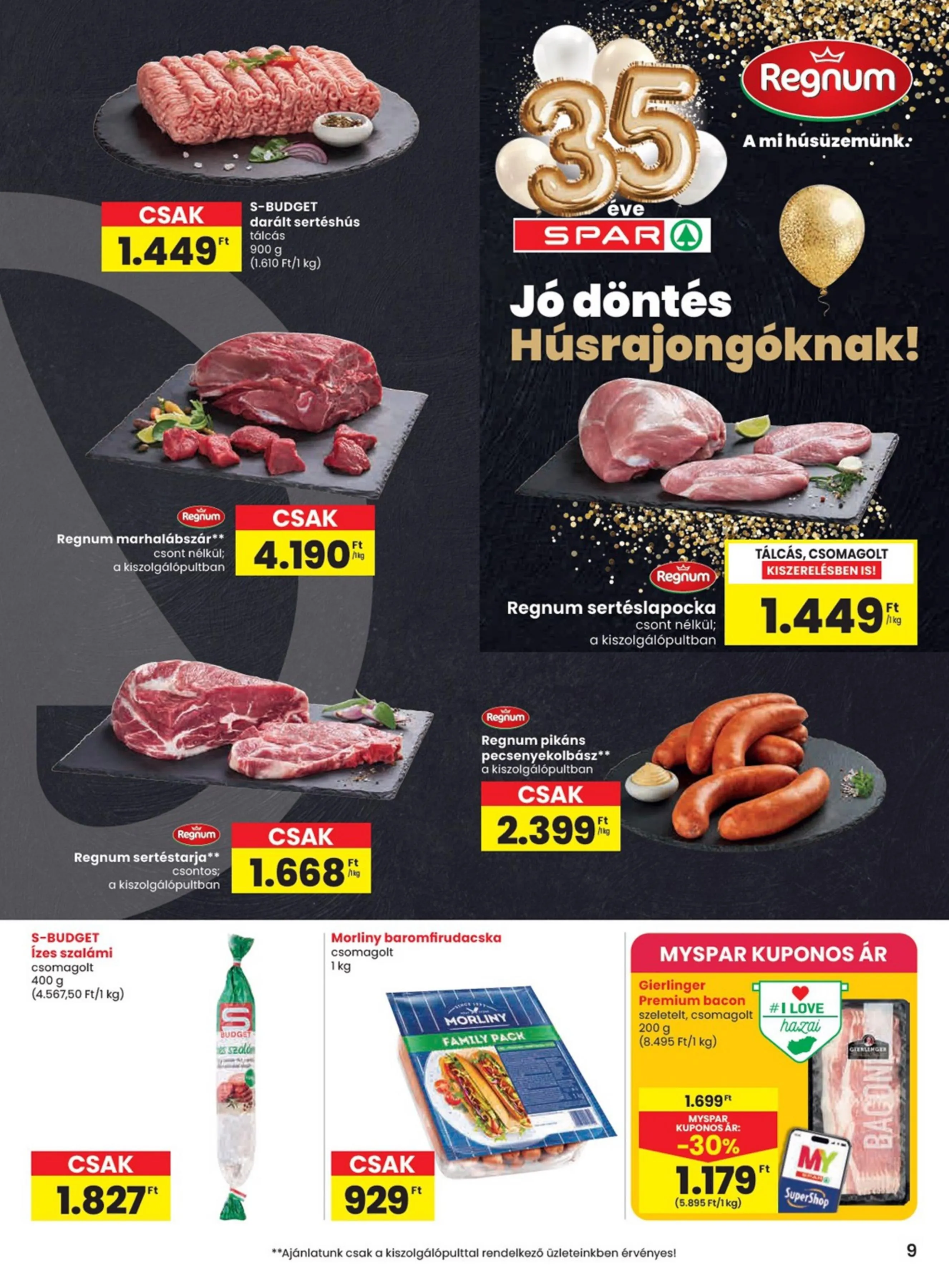 Spar akciós újság 04.30–05.06 – 9. oldal