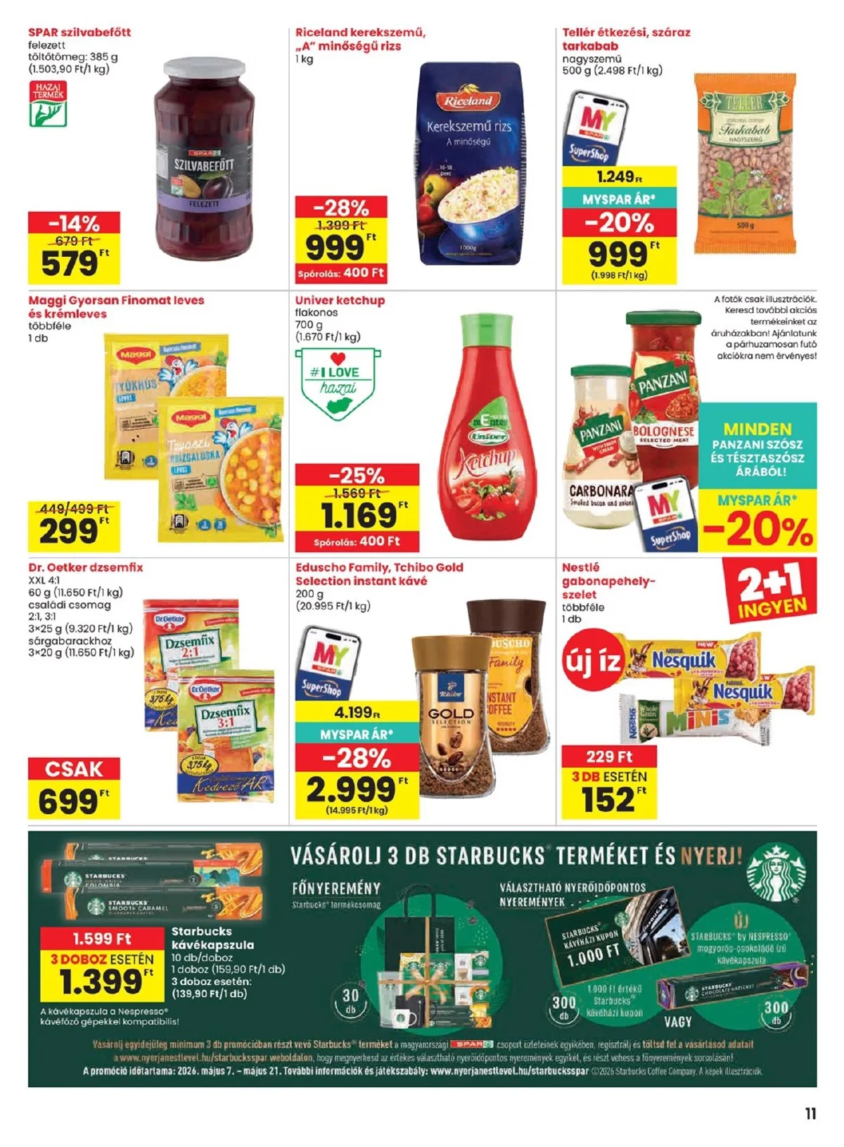 Spar akciós újság 05.07–05.13 – 11. oldal