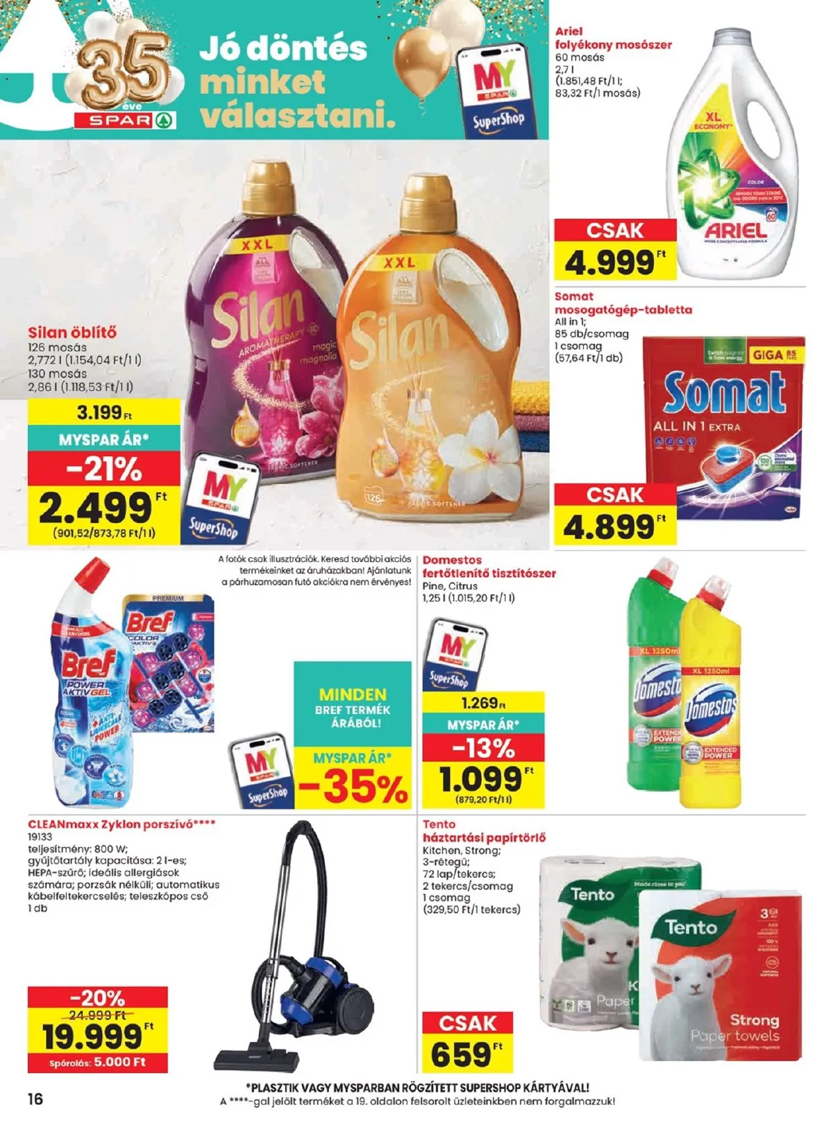 Spar akciós újság 05.07–05.13 – 16. oldal