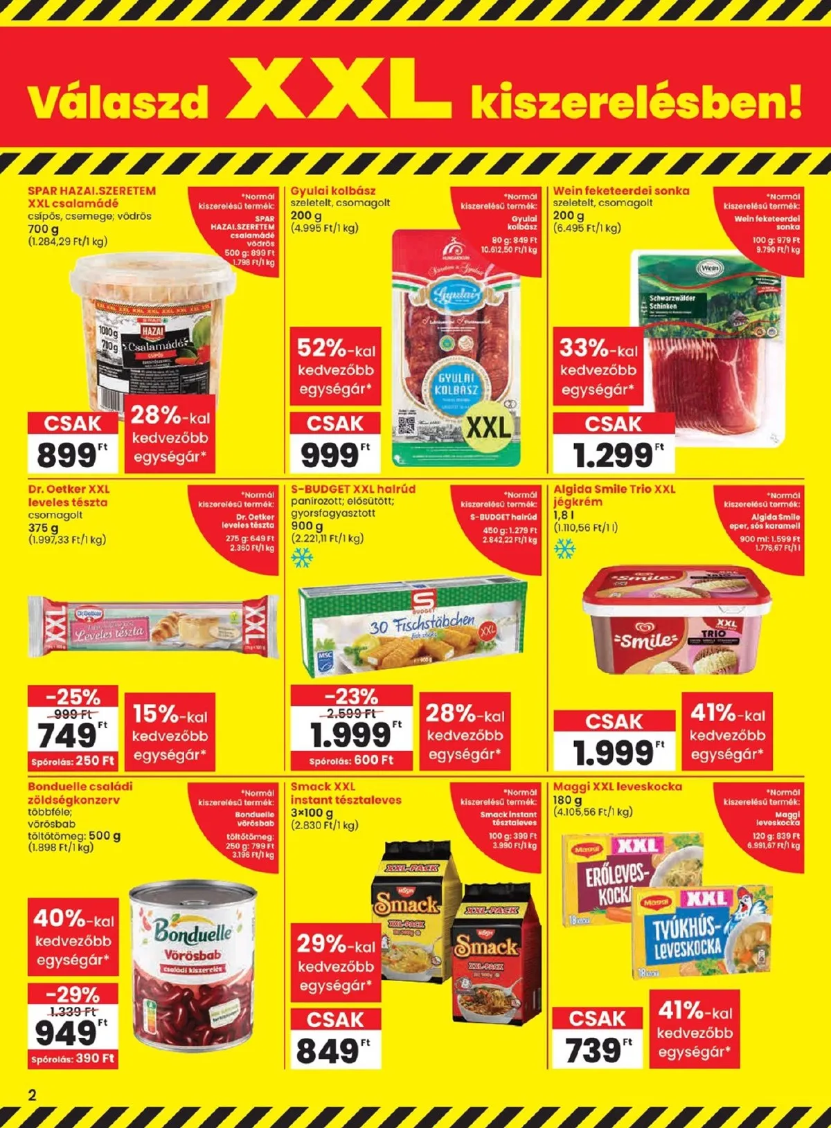 Spar akciós újság 05.07–05.13 – 2. oldal