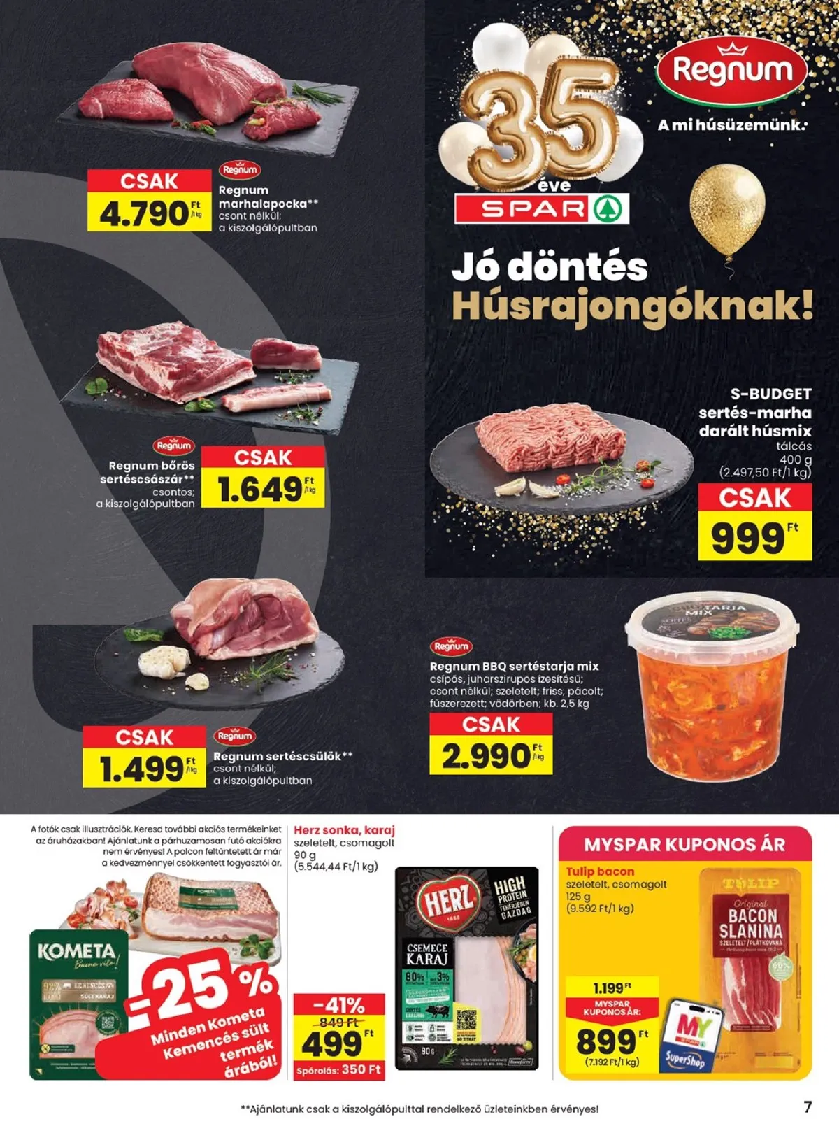 Spar akciós újság 05.07–05.13 – 7. oldal