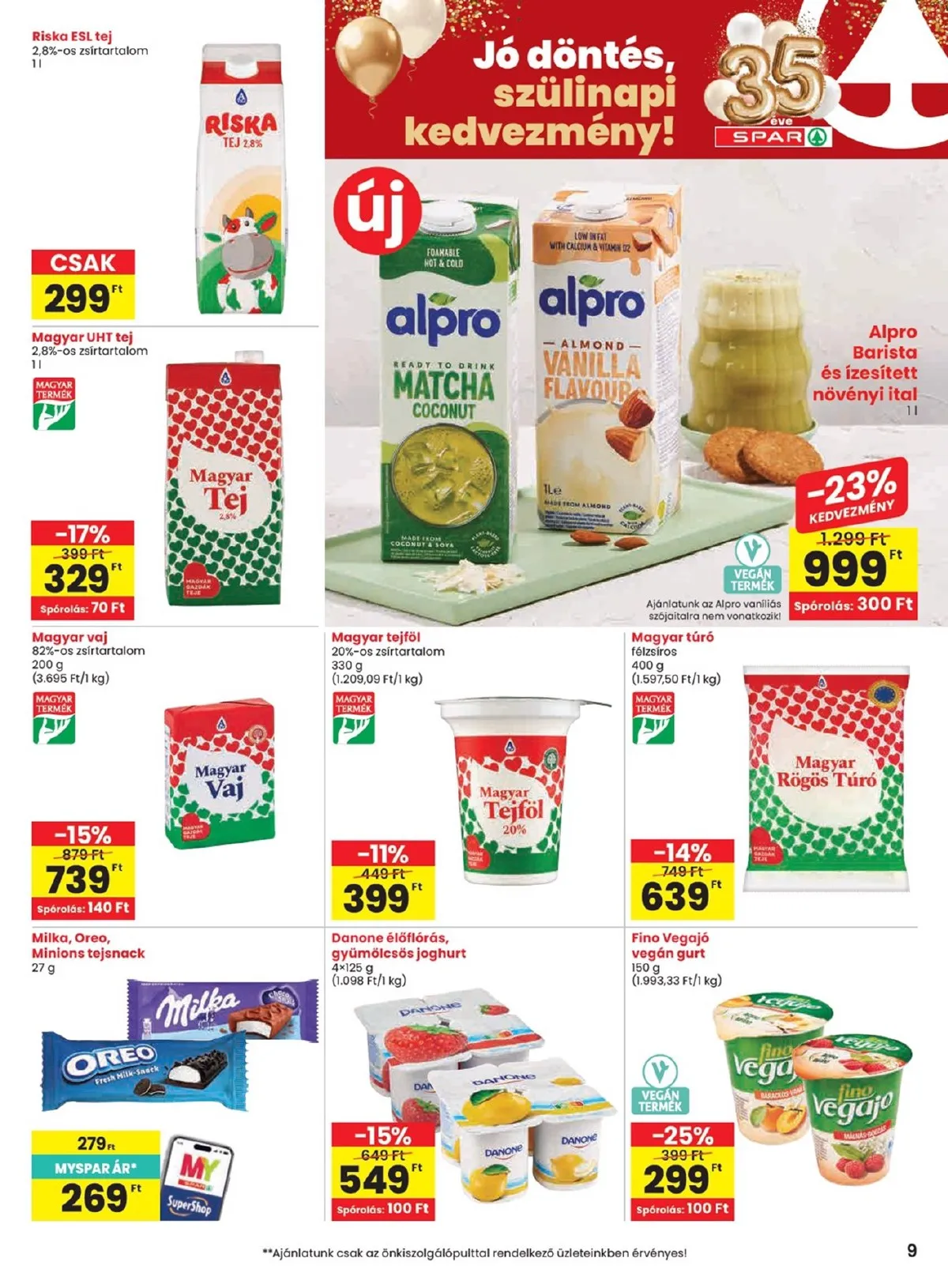 Spar akciós újság 05.07–05.13 – 9. oldal