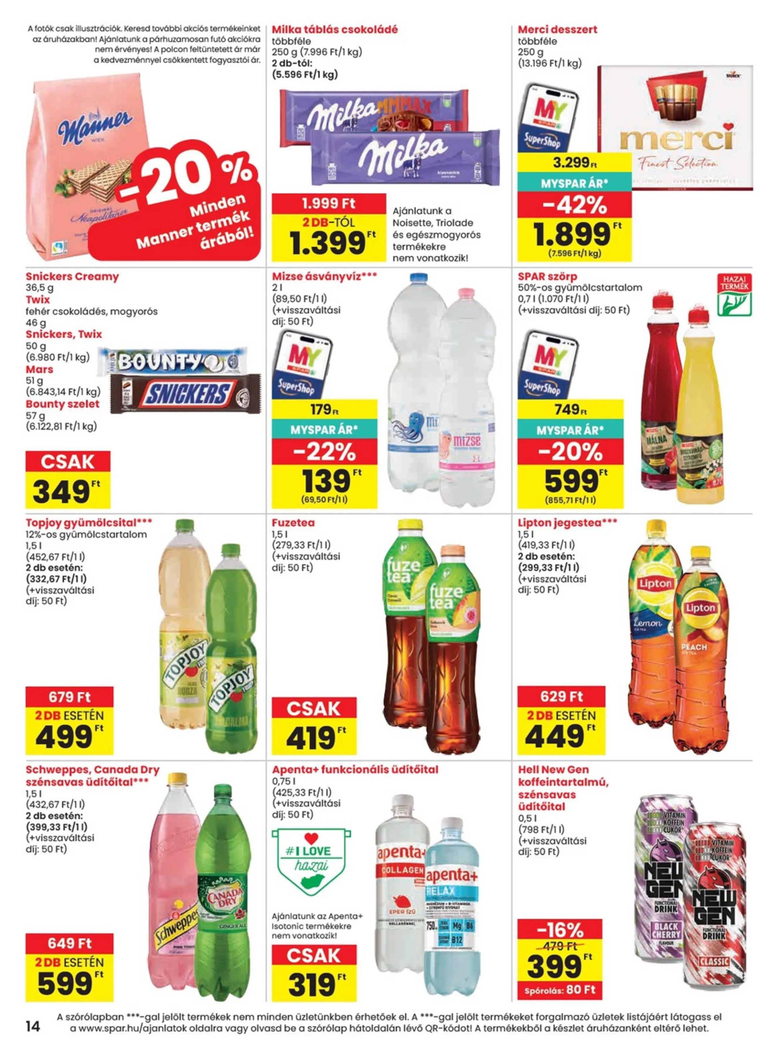 Spar akciós újság 05.14–05.20 – 14. oldal