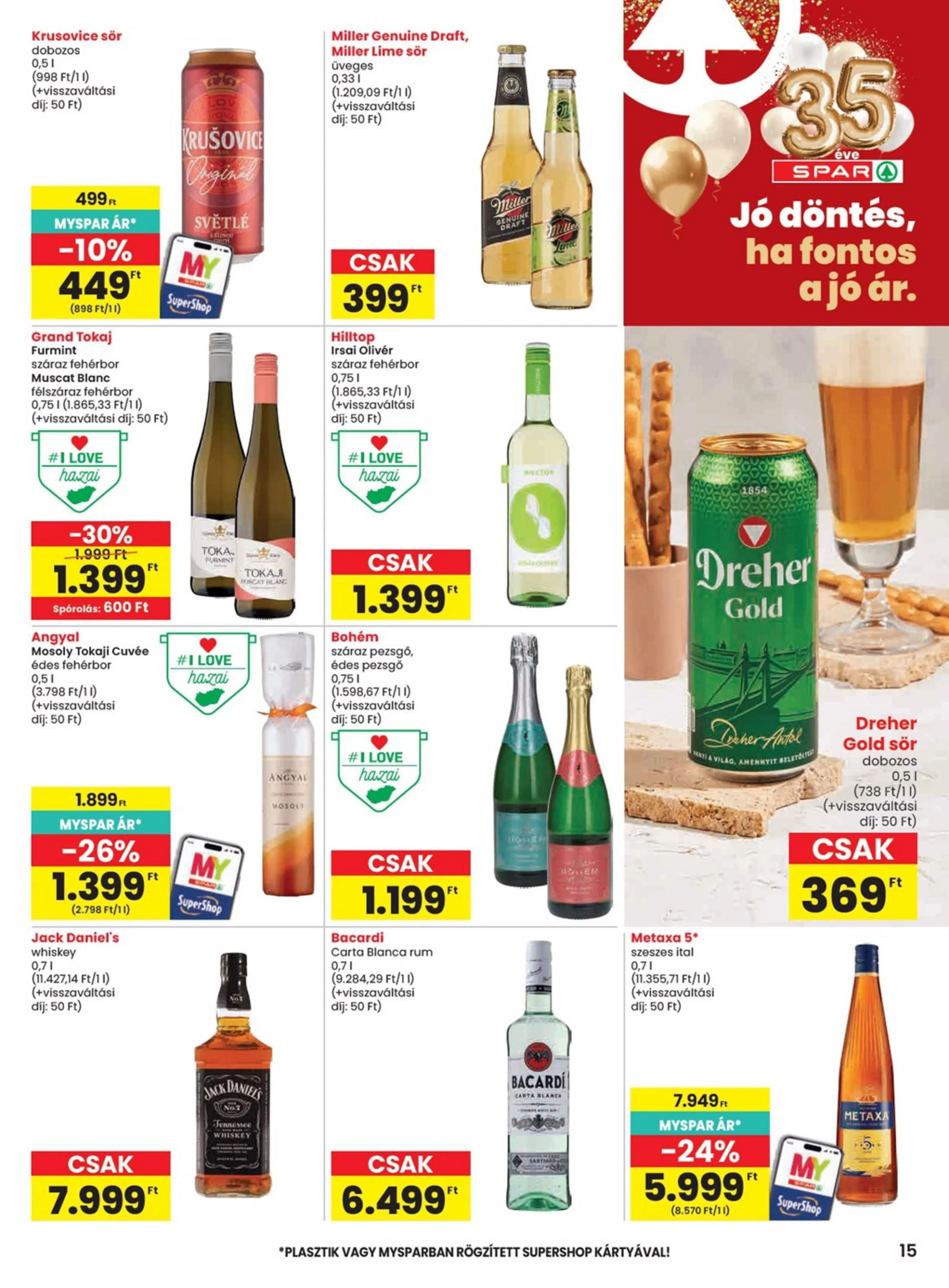 Spar akciós újság 05.14–05.20 – 15. oldal