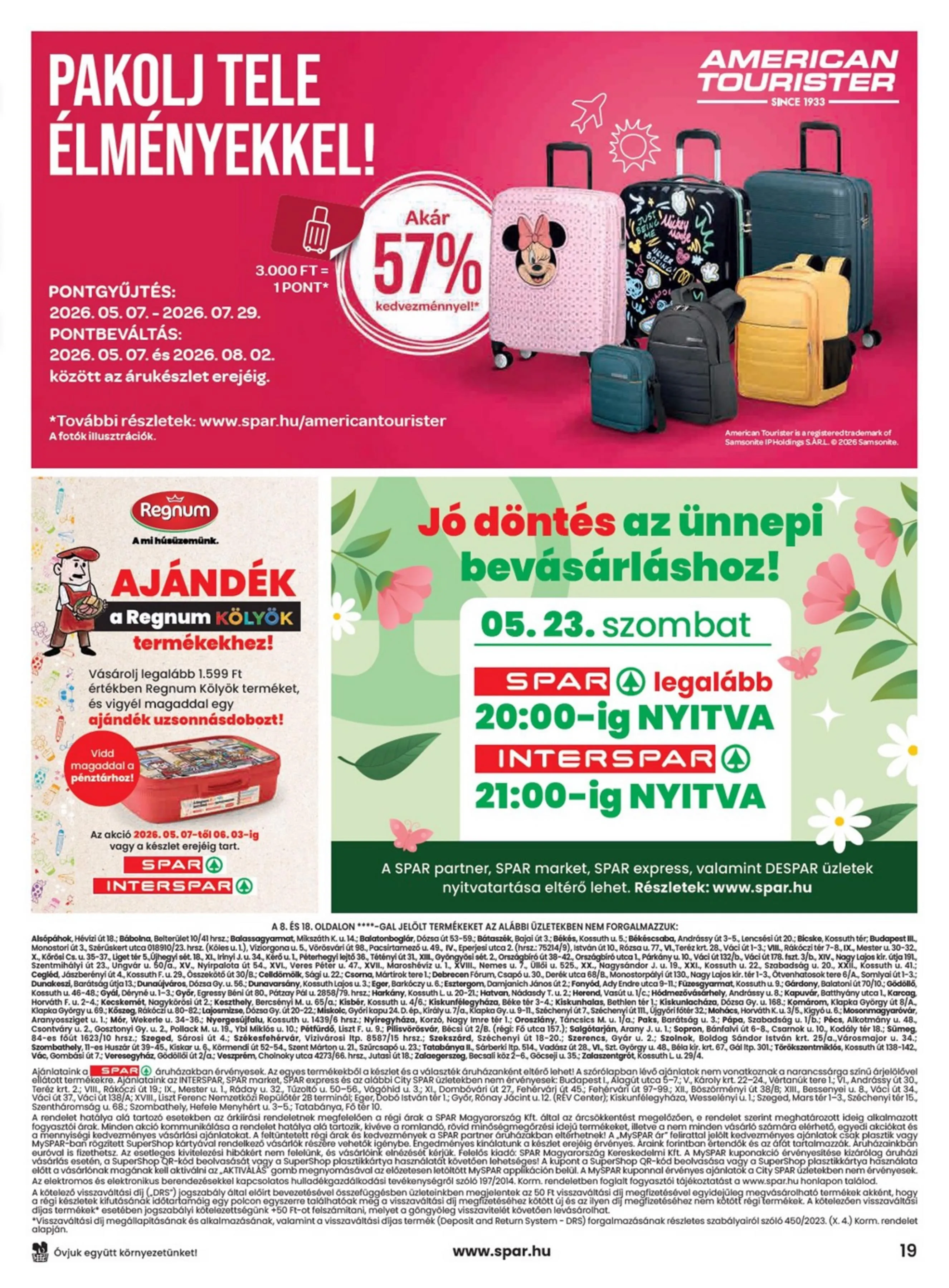 Spar akciós újság 05.14–05.20 – 19. oldal