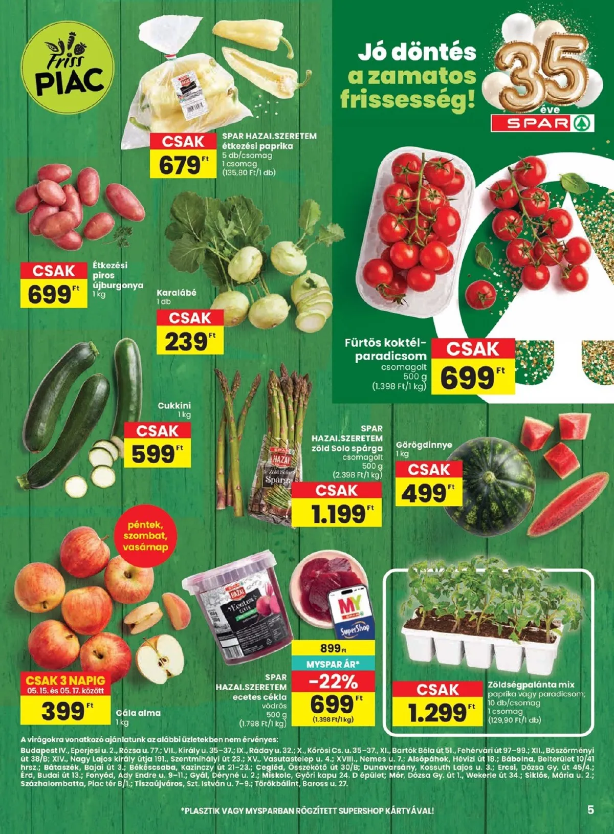 Spar akciós újság 05.14–05.20 – 5. oldal