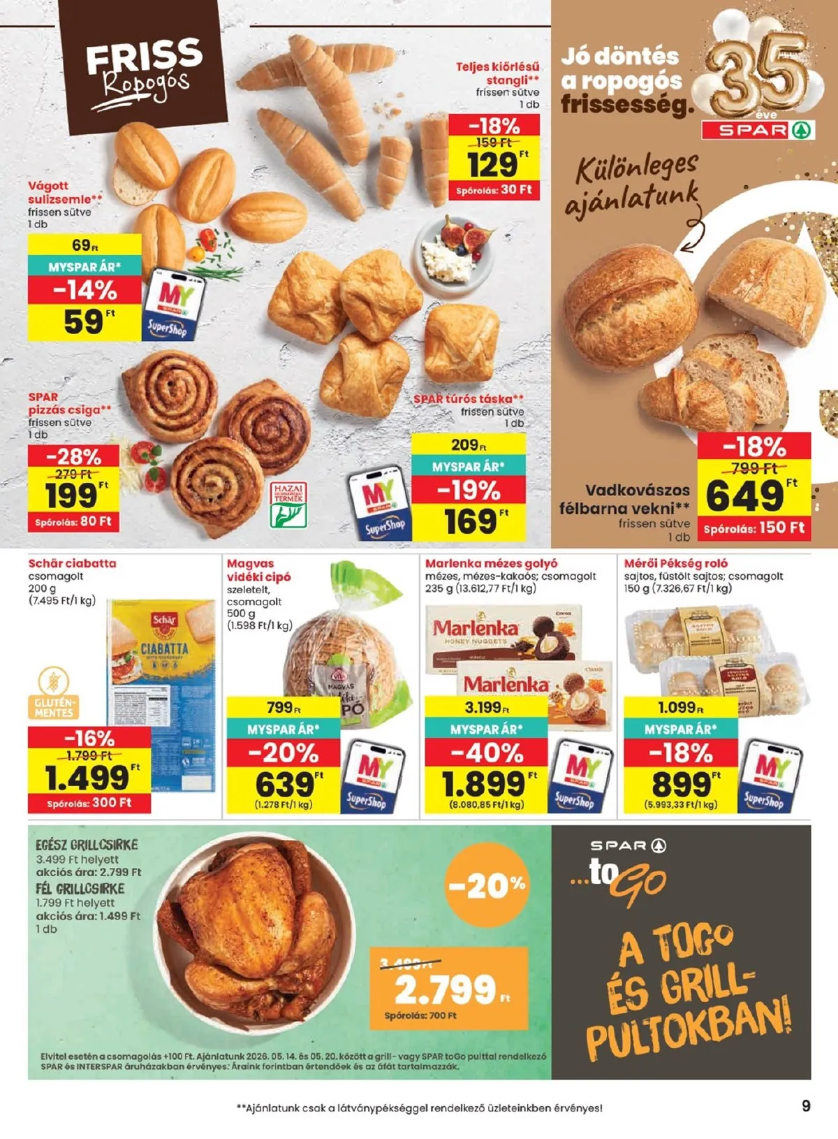 Spar akciós újság 05.14–05.20 – 9. oldal