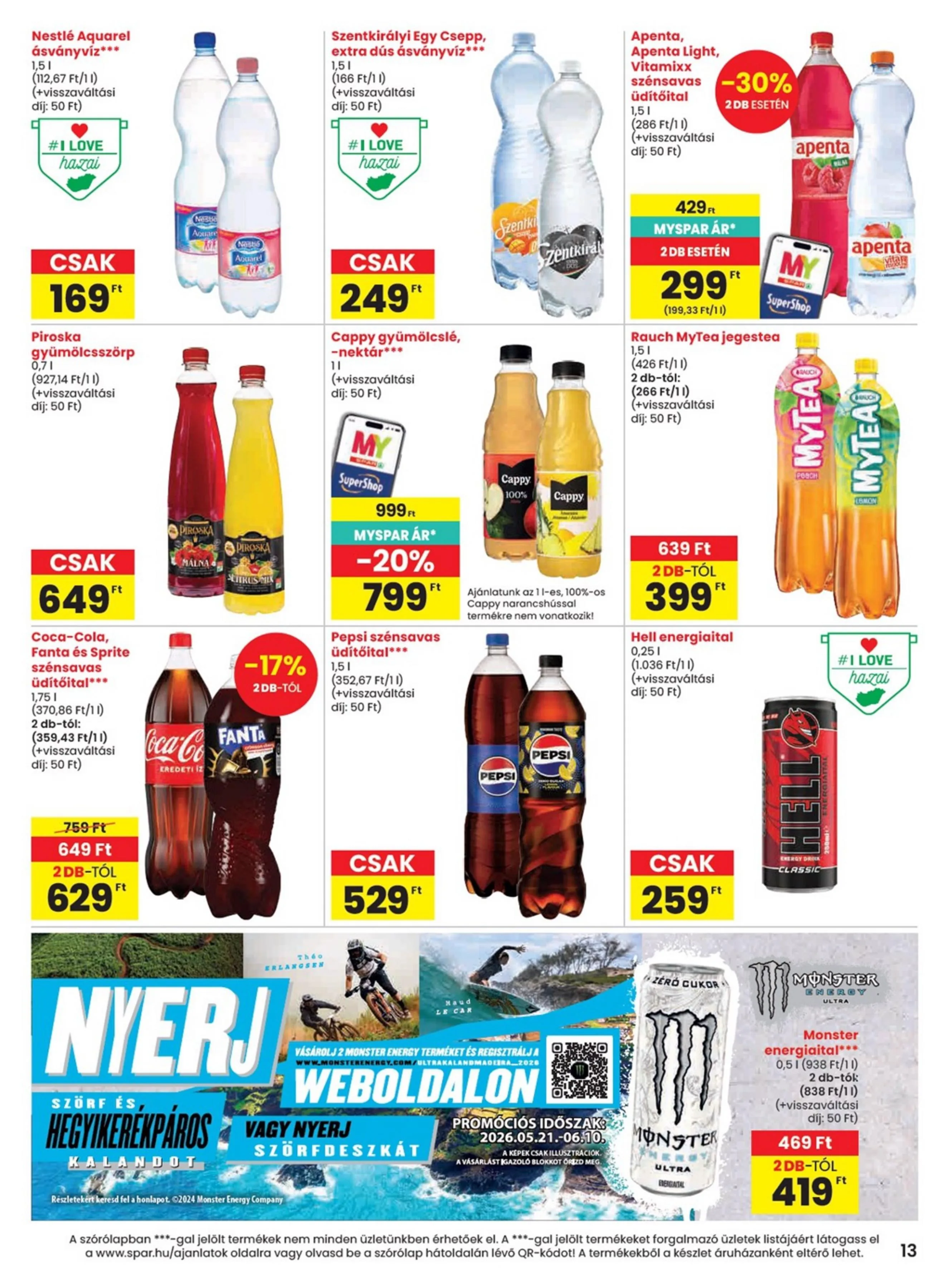 Spar akciós újság 05.21–05.27 – 13. oldal