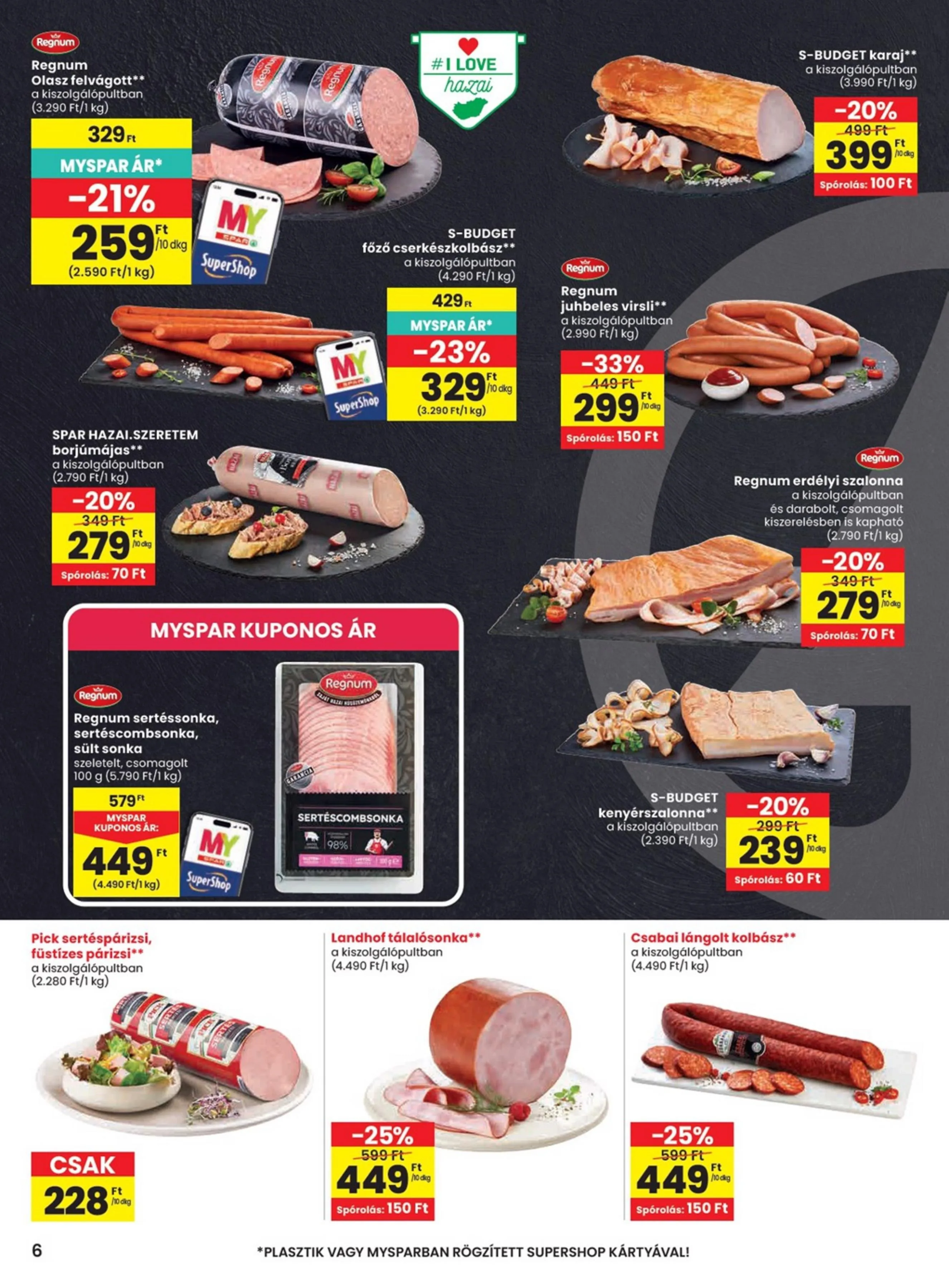 Spar akciós újság 05.21–05.27 – 6. oldal