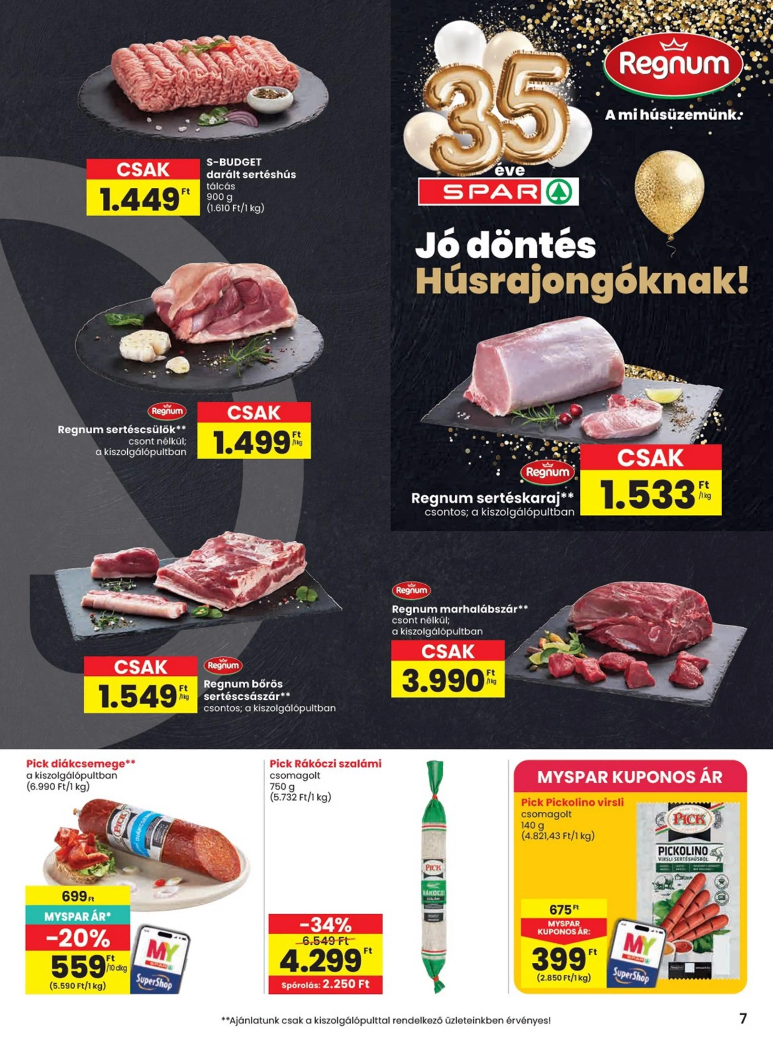 Spar akciós újság 05.21–05.27 – 7. oldal