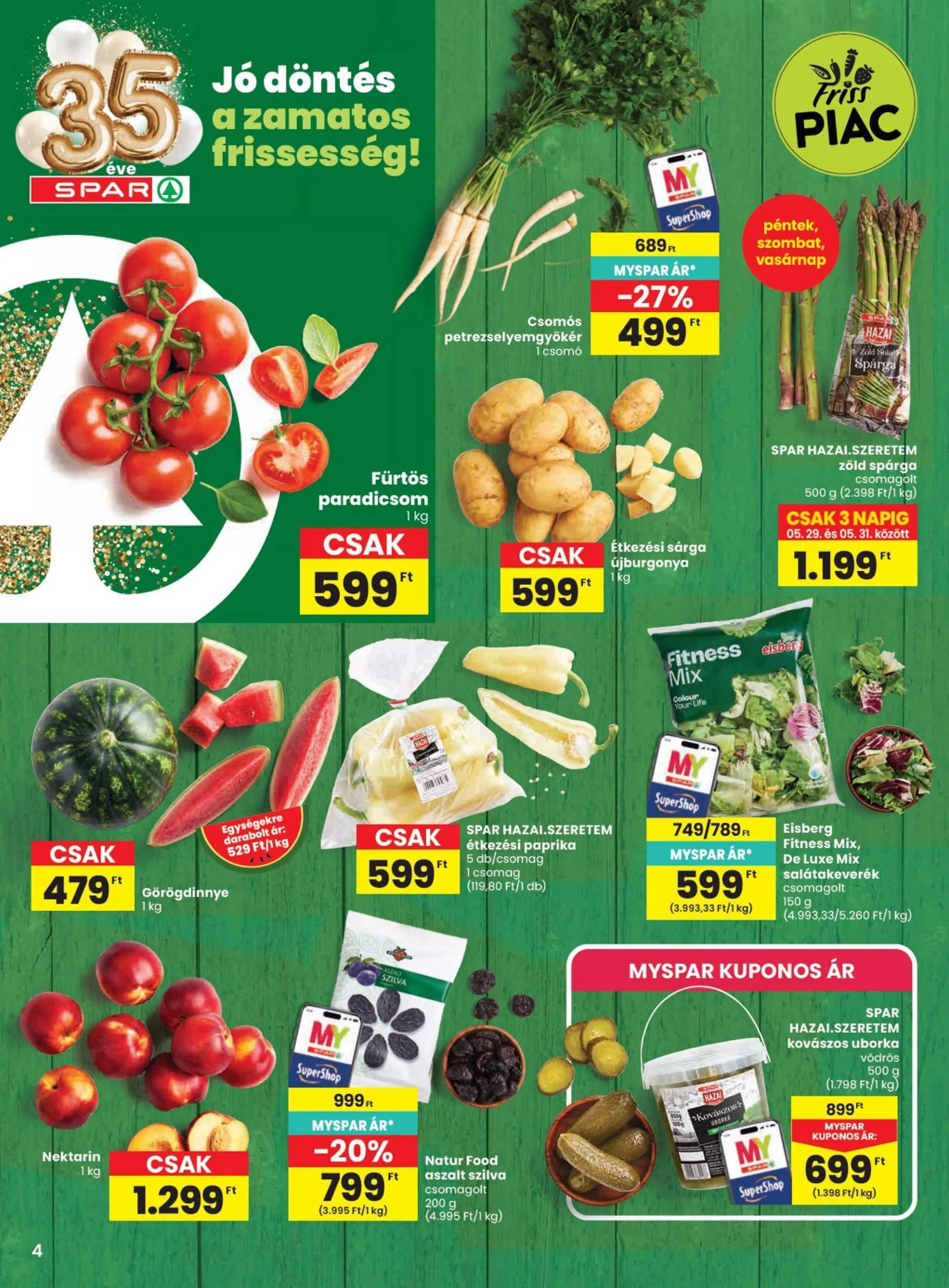 Spar akciós újság 05.28–06.03 – 4. oldal