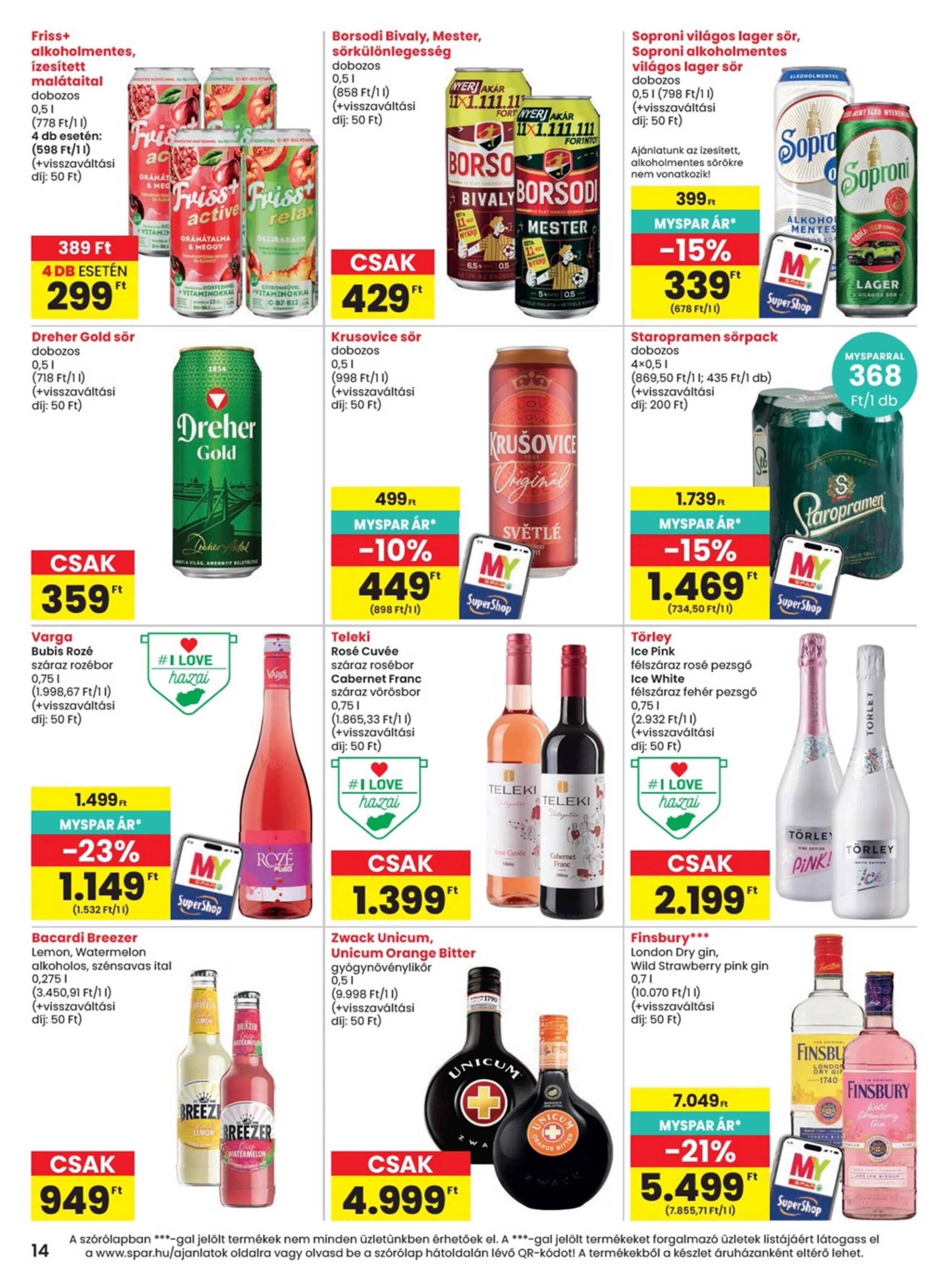 Spar akciós újság 06.04–06.10 – 14. oldal