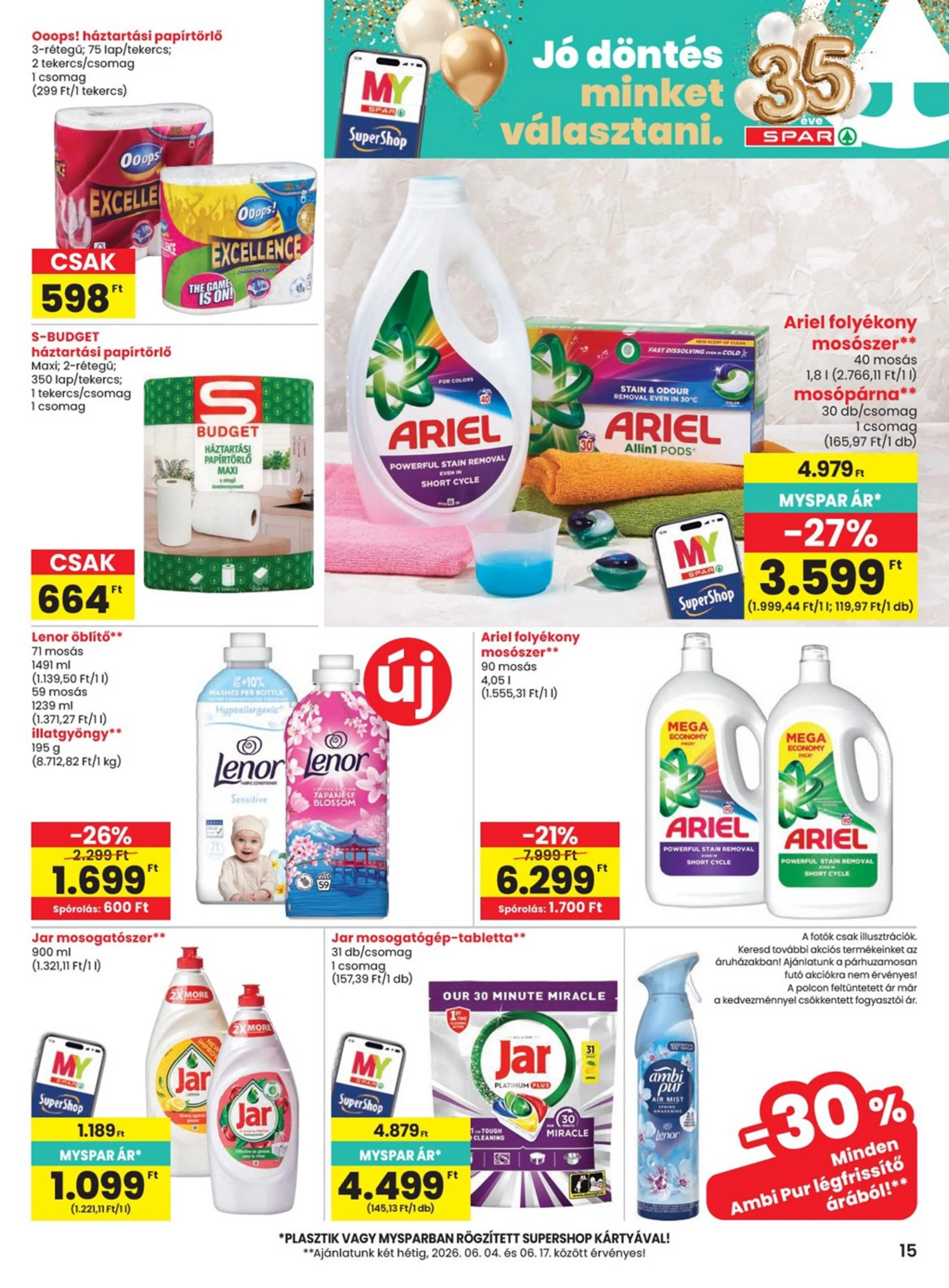Spar akciós újság 06.04–06.10 – 15. oldal