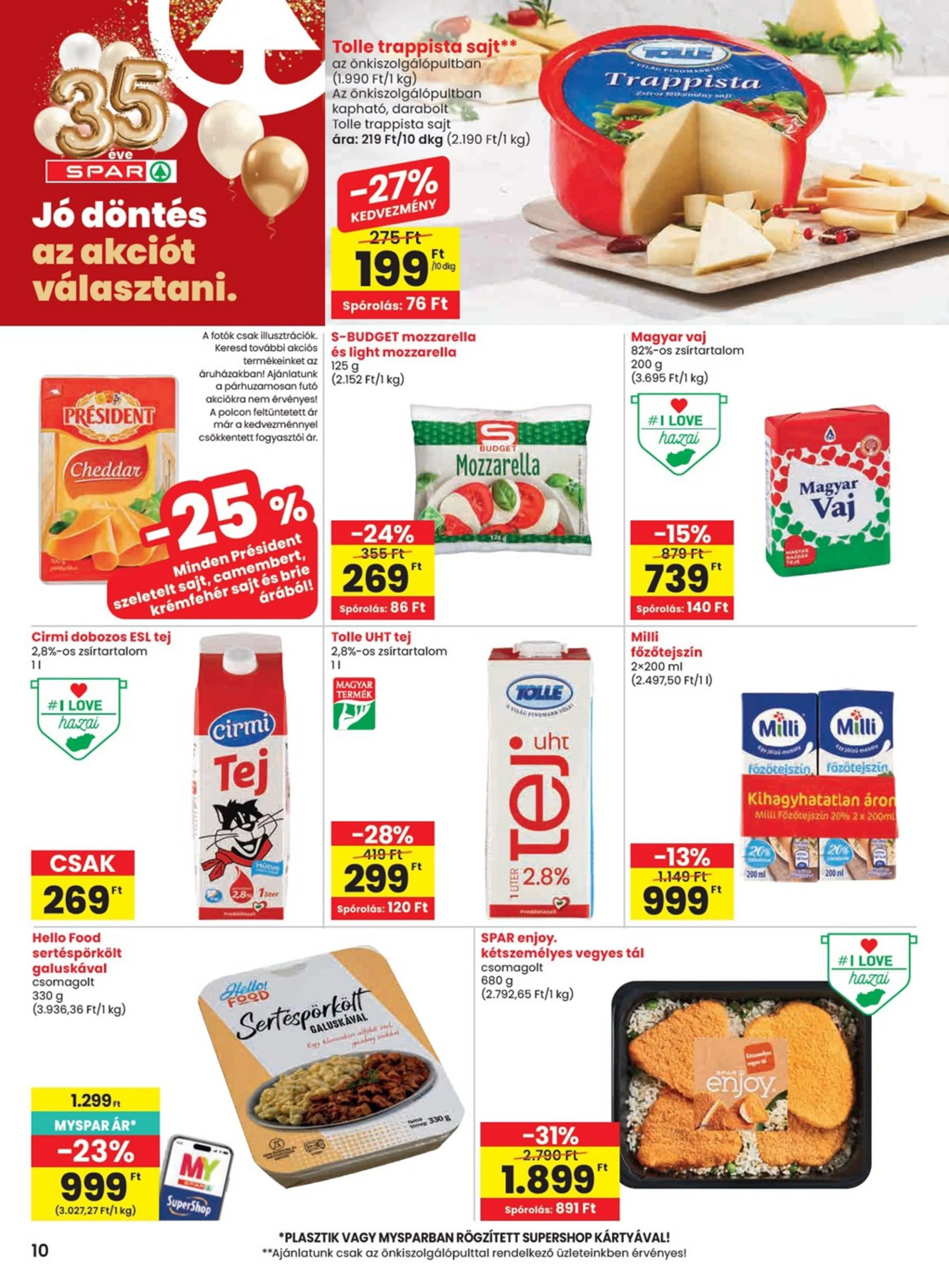 Spar akciós újság 06.11–06.17 – 10. oldal
