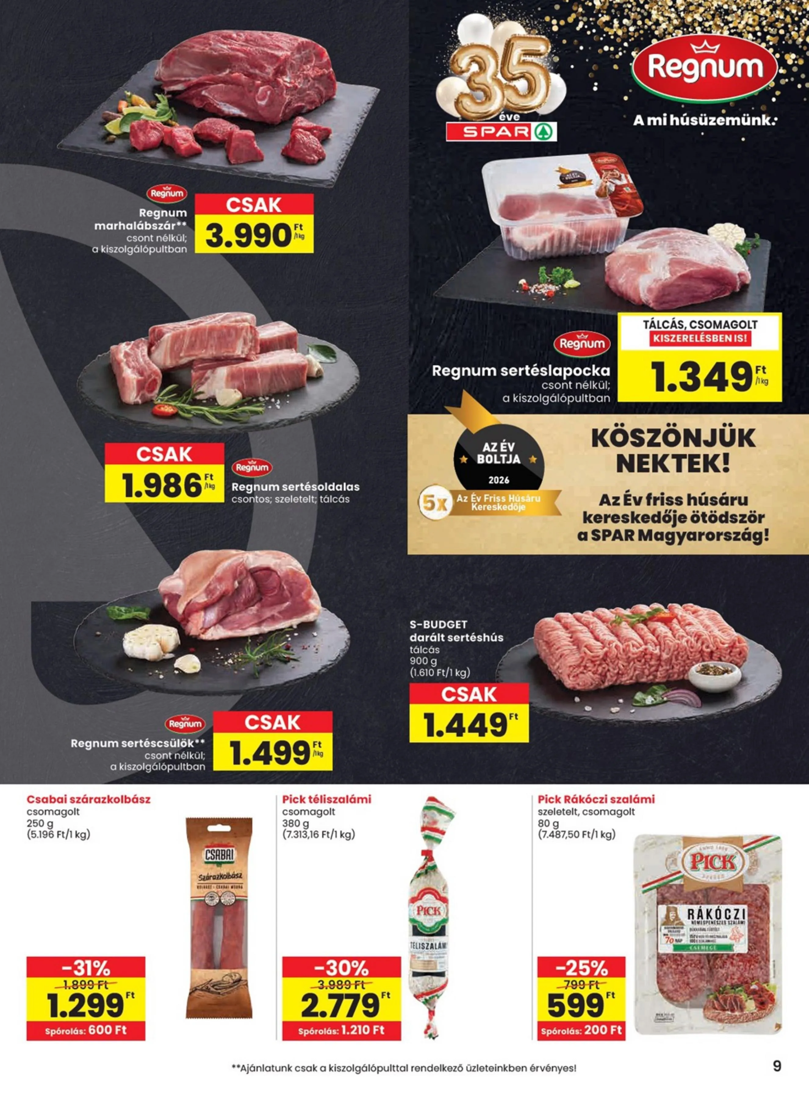 Spar akciós újság 06.11–06.17 – 9. oldal