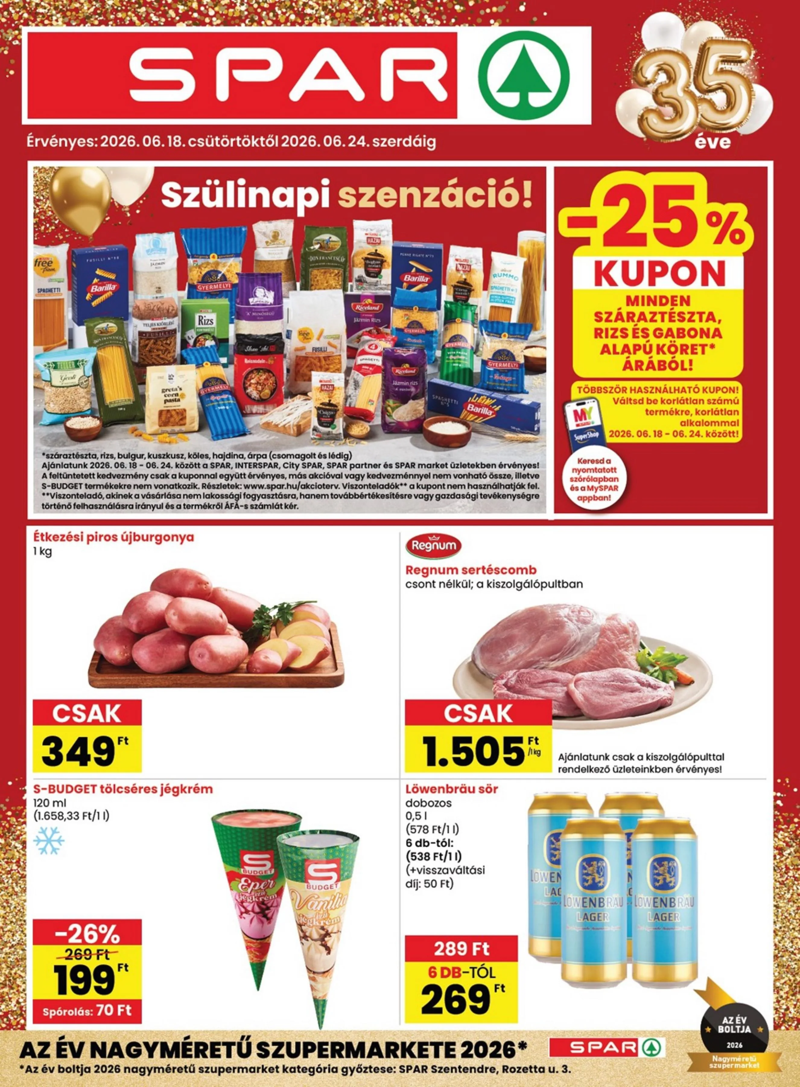 Spar akciós újság 06.18–06.24