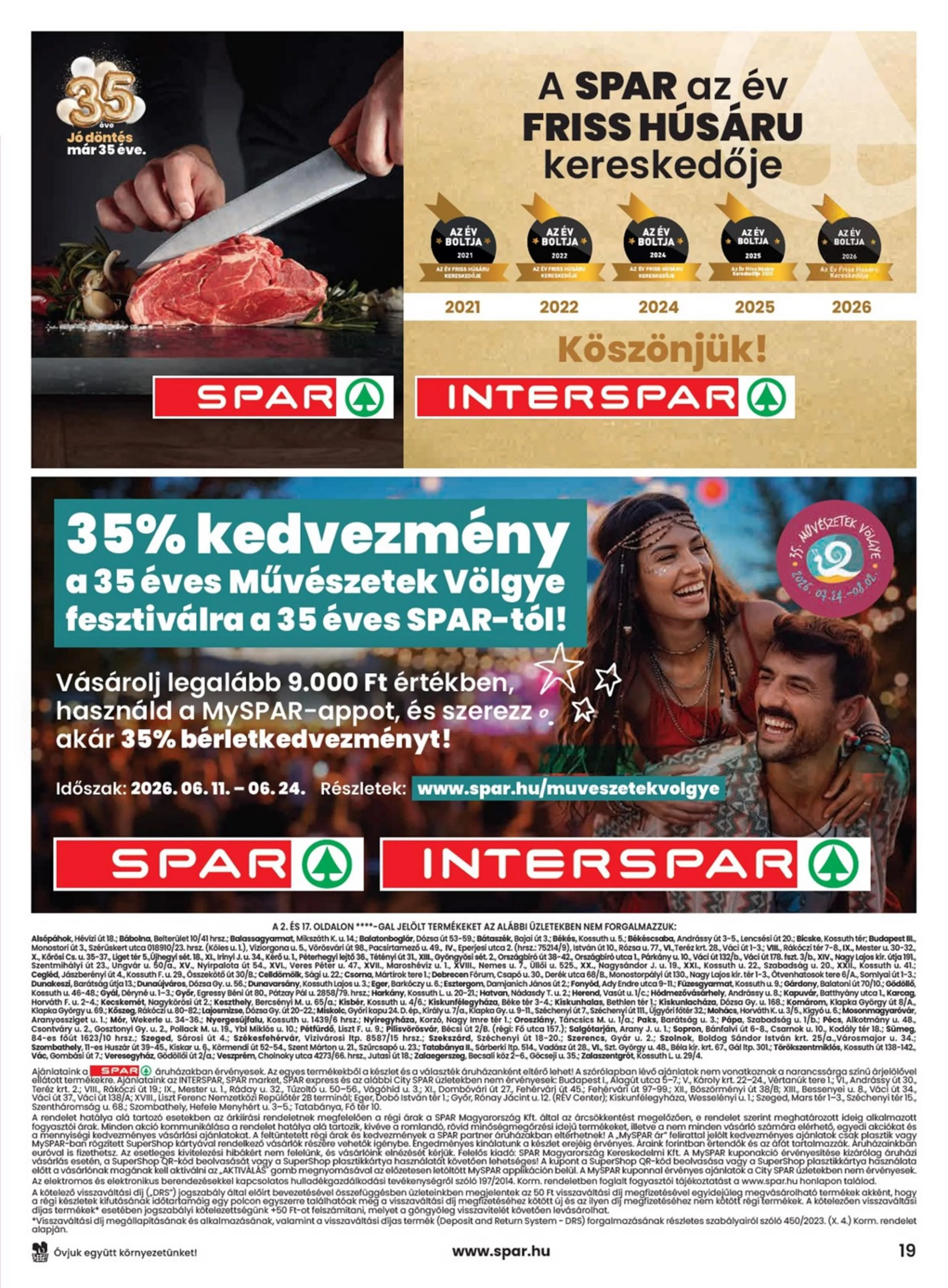 Spar akciós újság 06.18–06.24 – 19. oldal